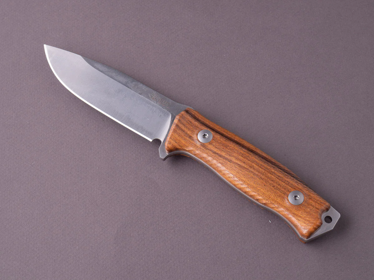 lionSTEEL - Fixed Blade - M5 - Sleipner - 110mm - Santos Handle - Leather Sheath - Image 4