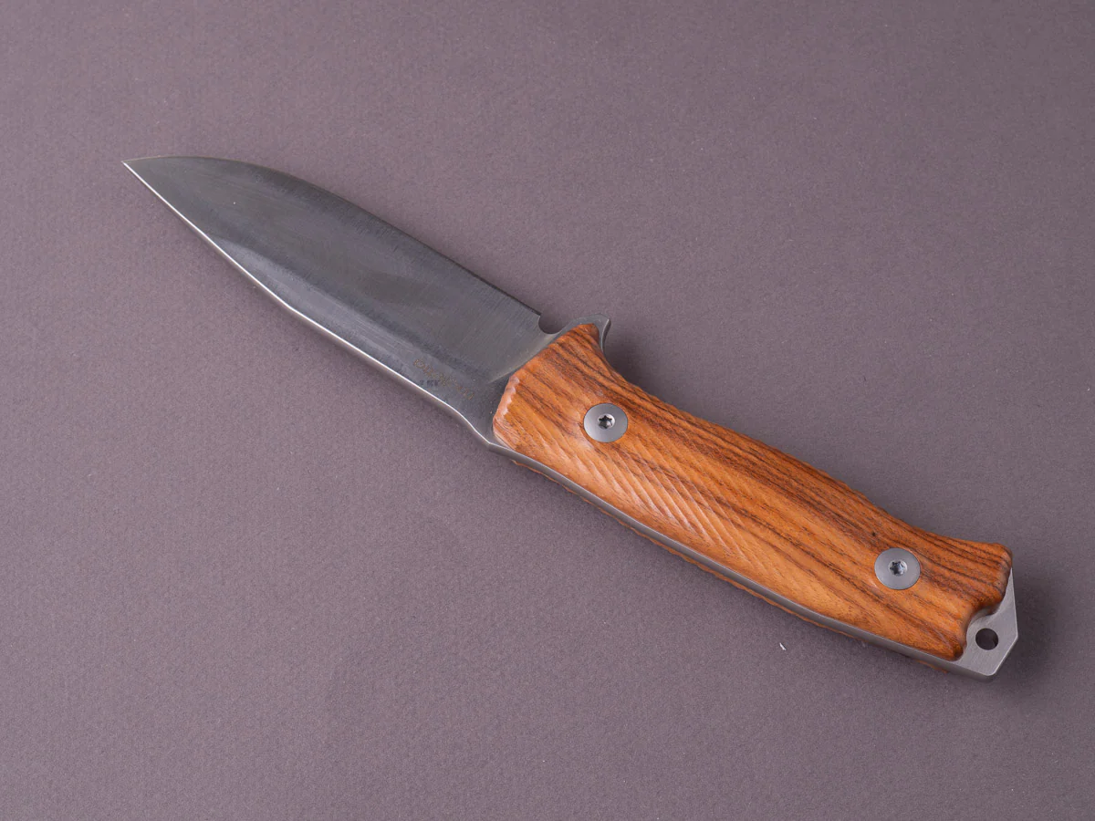 lionSTEEL - Fixed Blade - M5 - Sleipner - 110mm - Santos Handle - Leather Sheath - Image 5