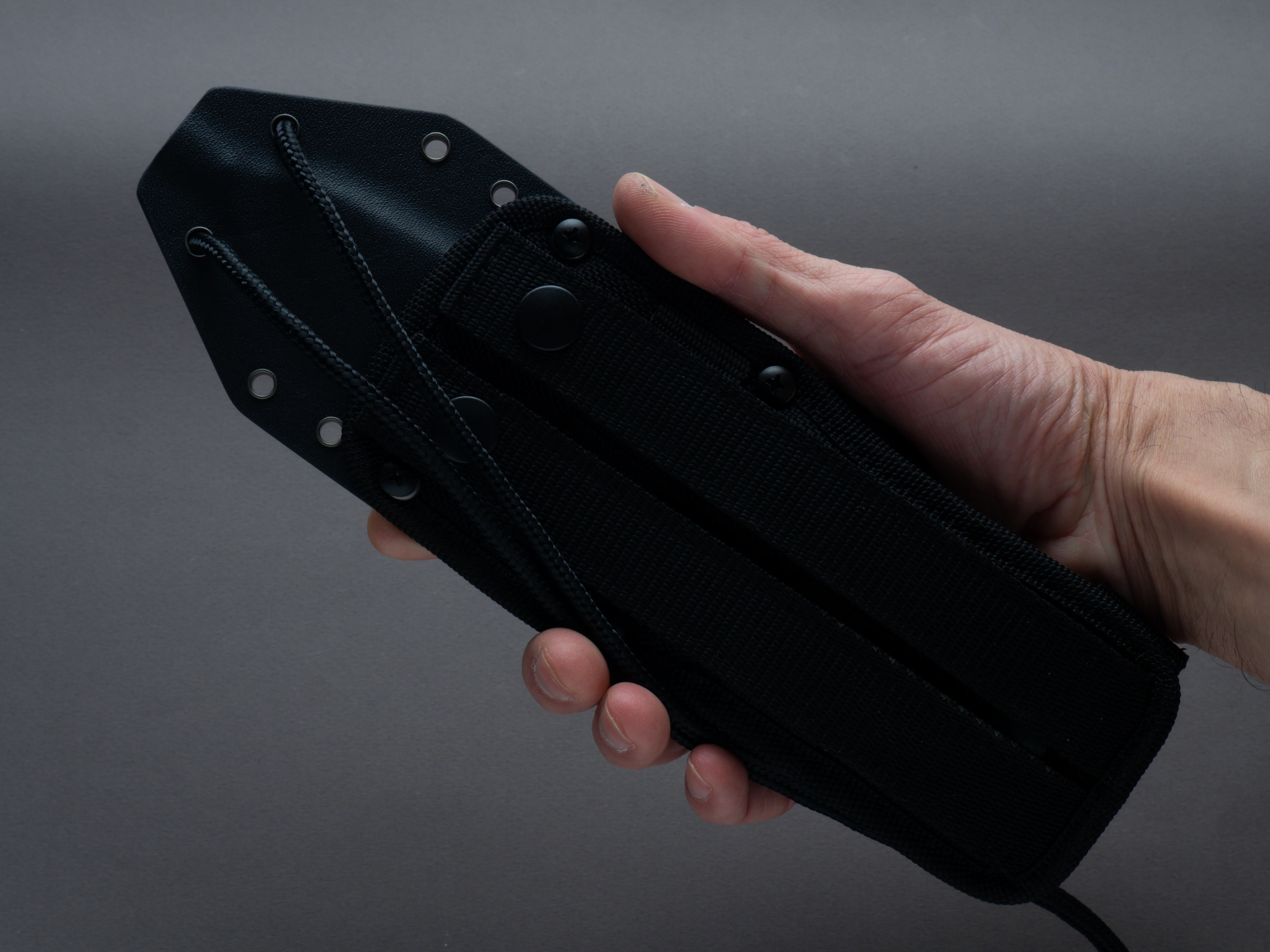 lionSTEEL - Fixed Blade - T6 - CPM 3V - 150mm - Canvas Micarta - Kydex Sheath - Image 8