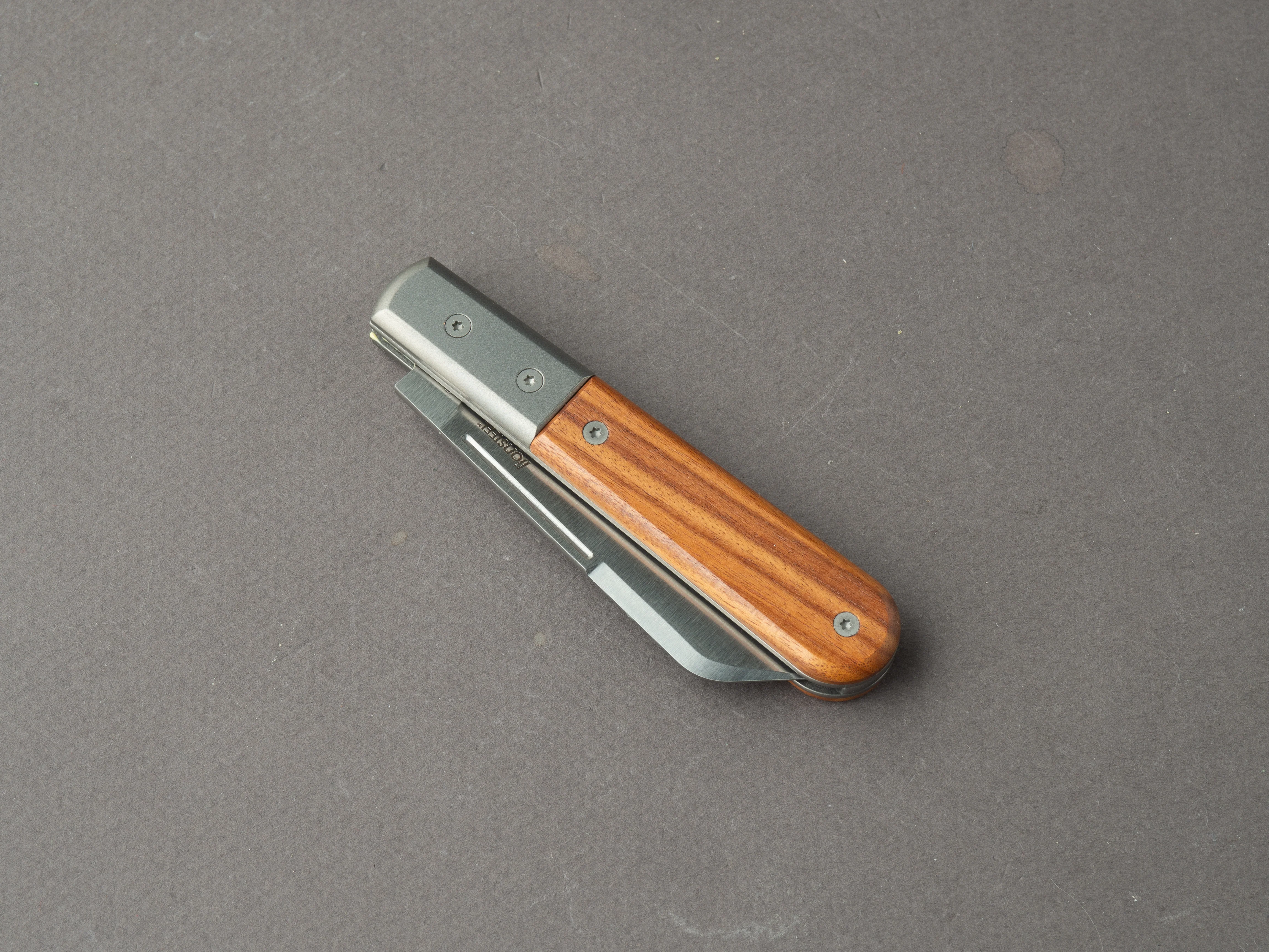 lionSTEEL - Folding Knife - Barlow - Dom - 65mm - M390 - Slip Joint - Santos Mahogany Handle - Image 5