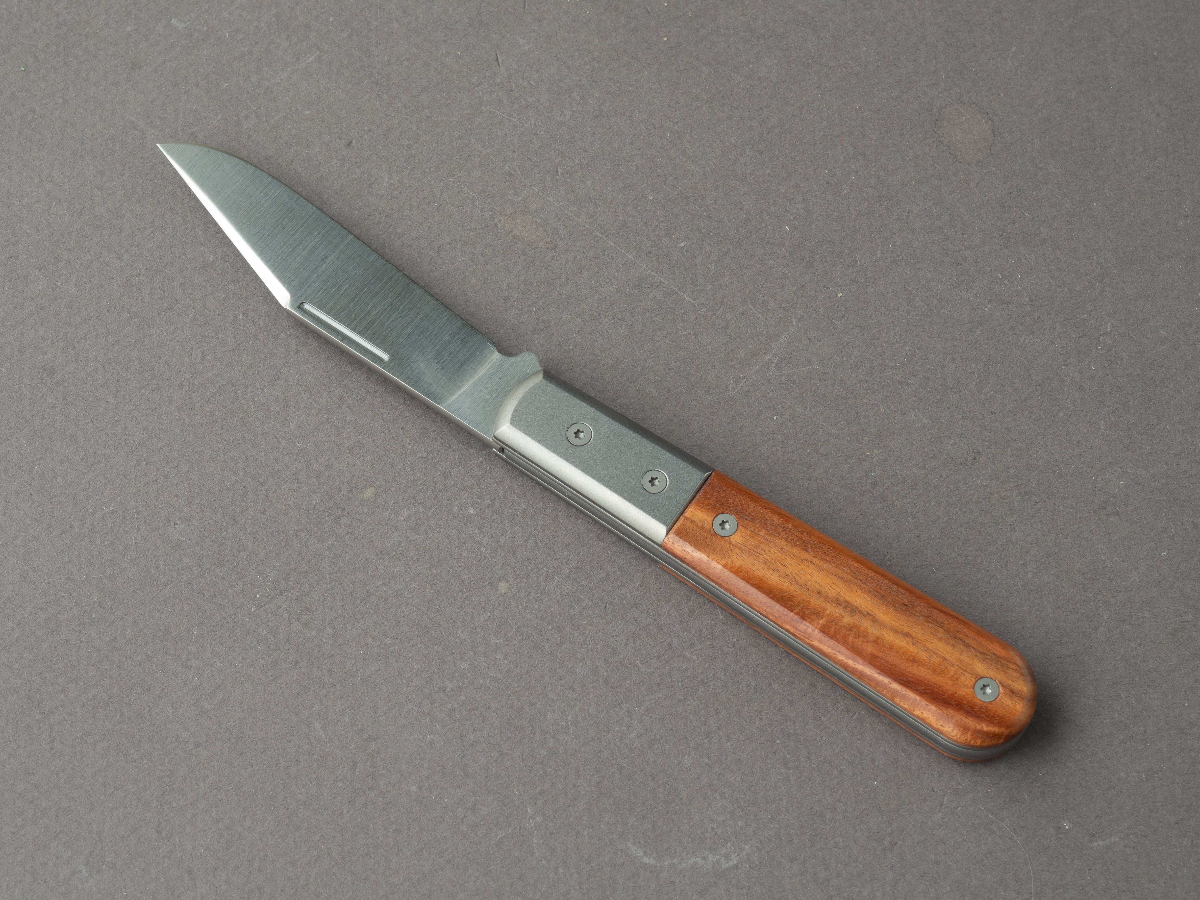 lionSTEEL - Folding Knife - Barlow - Shuffler - 65mm - M390 - Slip Joint - Santos w/ Metal Bolster - Image 3