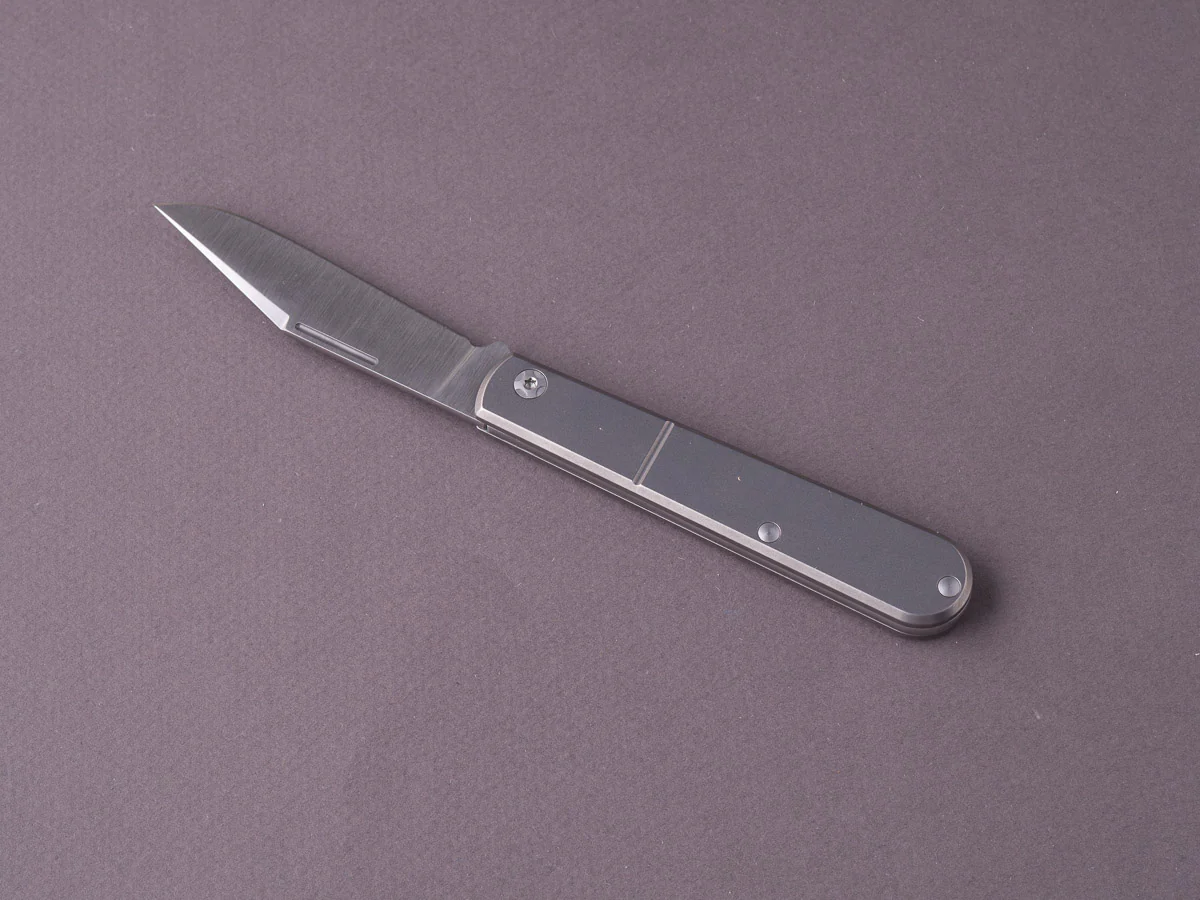 lionSTEEL - Folding Knife - Barlow - Shuffler - 65mm - M390 - Slip Joint - Titanium Handle - Image 4