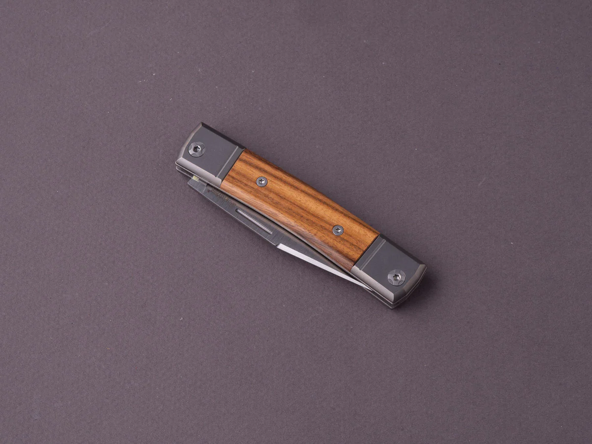 lionSTEEL - Folding Knife - bestMAN - Clip Point - 71mm - M390 - Slip Joint - Santos Mahogany - Image 2