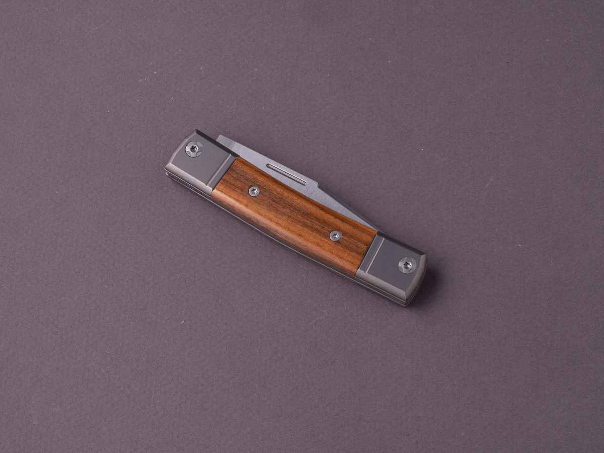 lionSTEEL - Folding Knife - bestMAN - Clip Point - 71mm - M390 - Slip Joint - Santos Mahogany - Image 3
