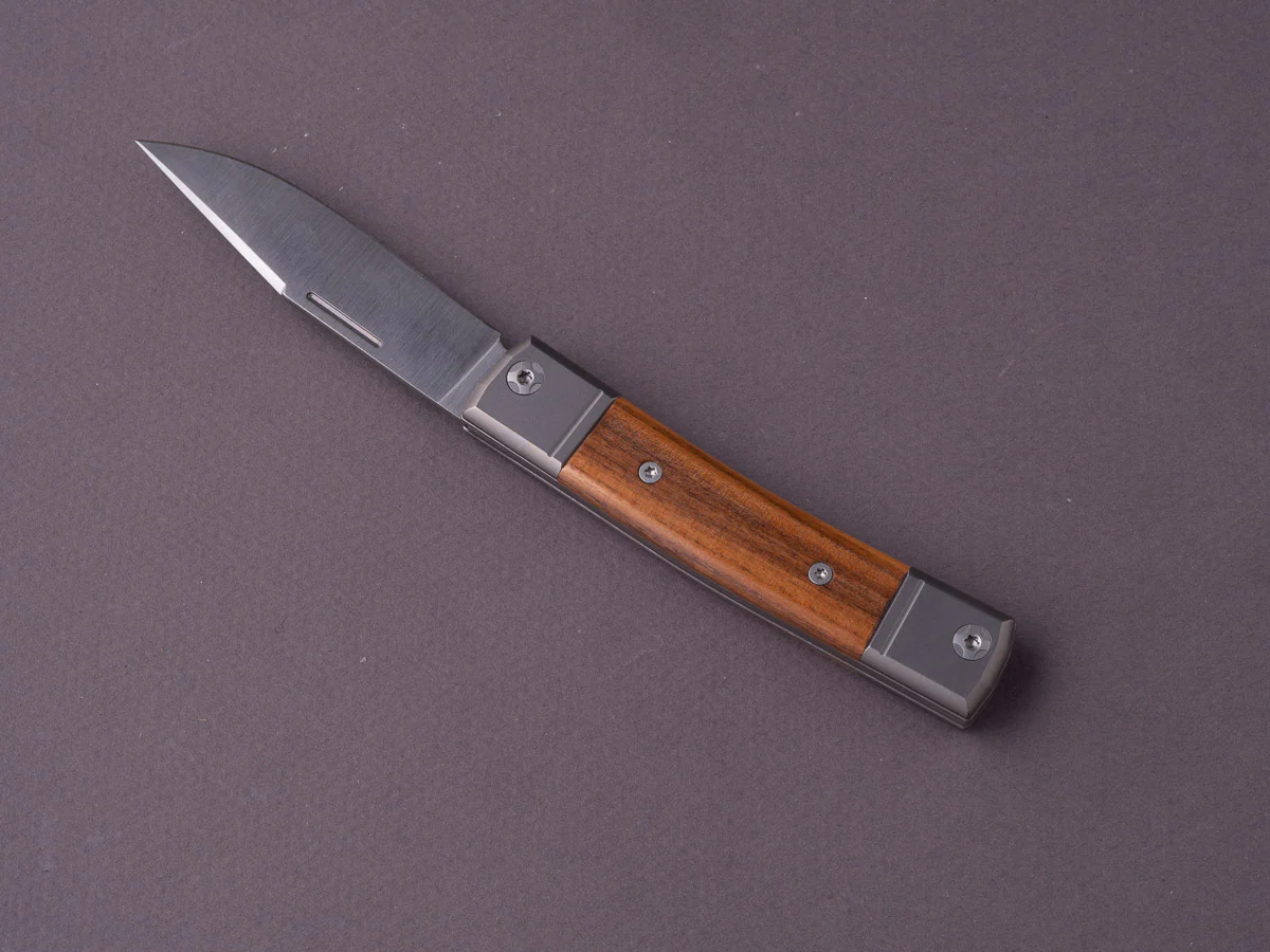 lionSTEEL - Folding Knife - bestMAN - Clip Point - 71mm - M390 - Slip Joint - Santos Mahogany - Image 4
