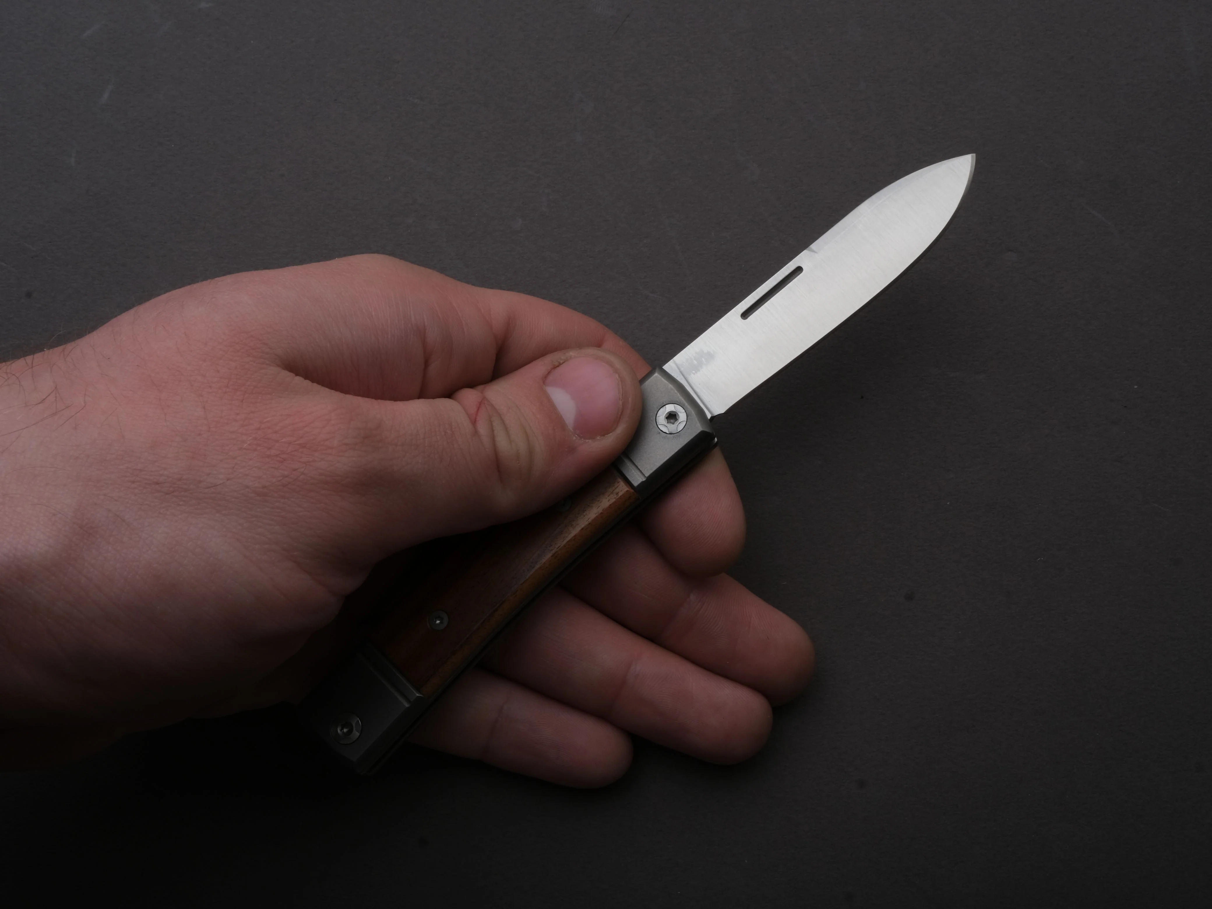 lionSTEEL - Folding Knife - bestMAN - Drop Point - 71mm - M390 - Slip Joint - Santos - Image 3