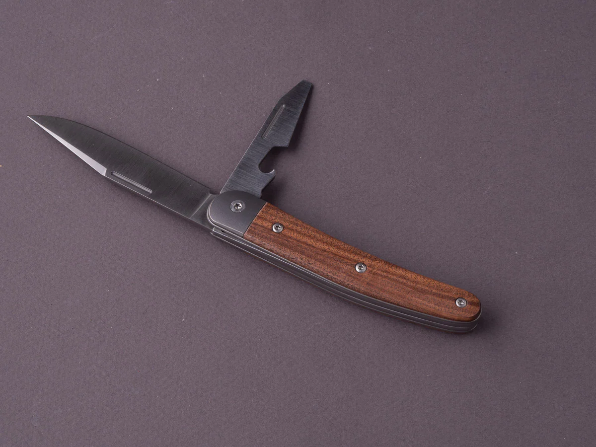 lionSTEEL - Folding Knife - Jack 2 Piece - 77mm - M390 - Slip Joint - Santos Mahogany - Image 3