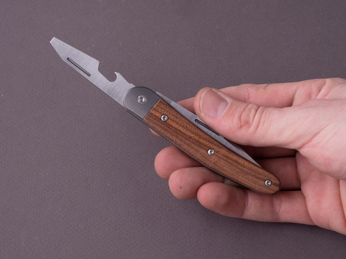lionSTEEL - Folding Knife - Jack 2 Piece - 77mm - M390 - Slip Joint - Santos Mahogany - Image 8