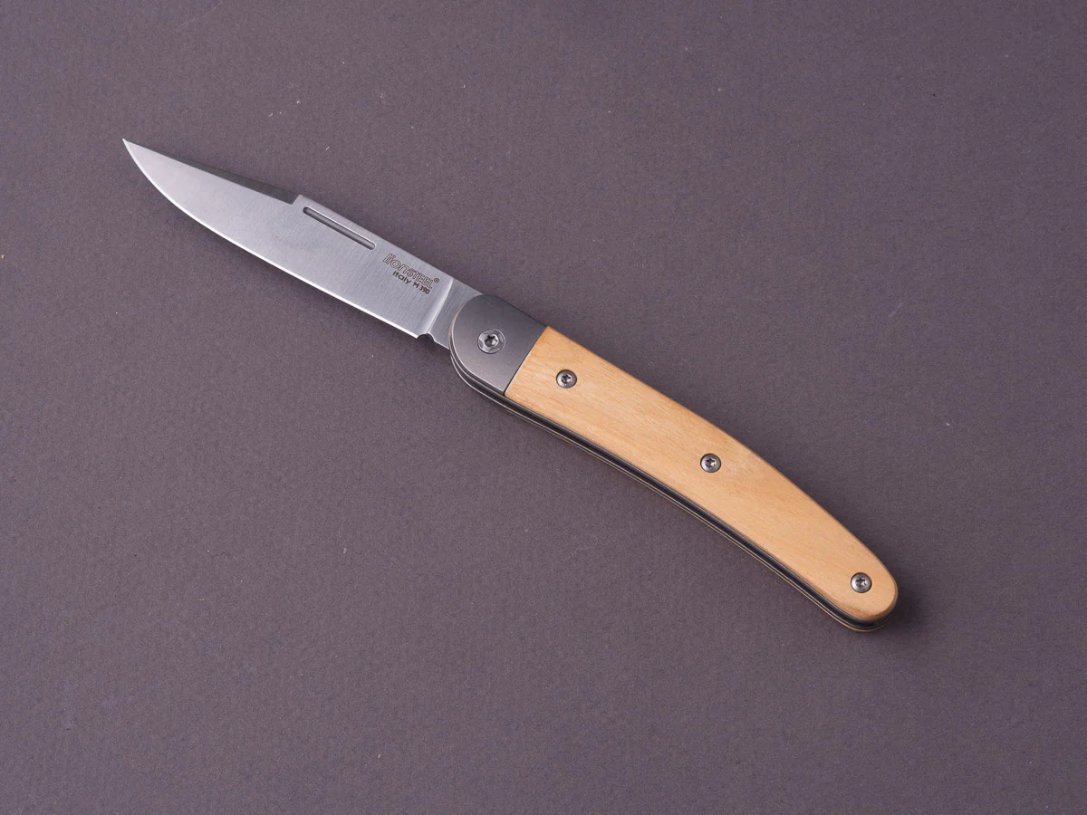 lionSTEEL - Folding Knife - Jack - 77mm - M390 - Slip Joint - Olive Wood