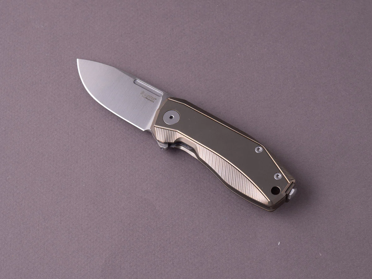 lionSTEEL - Folding Knife - Frame Lock - Nano - MagnaCut - 65mm - Bronze Titanium - Image 3