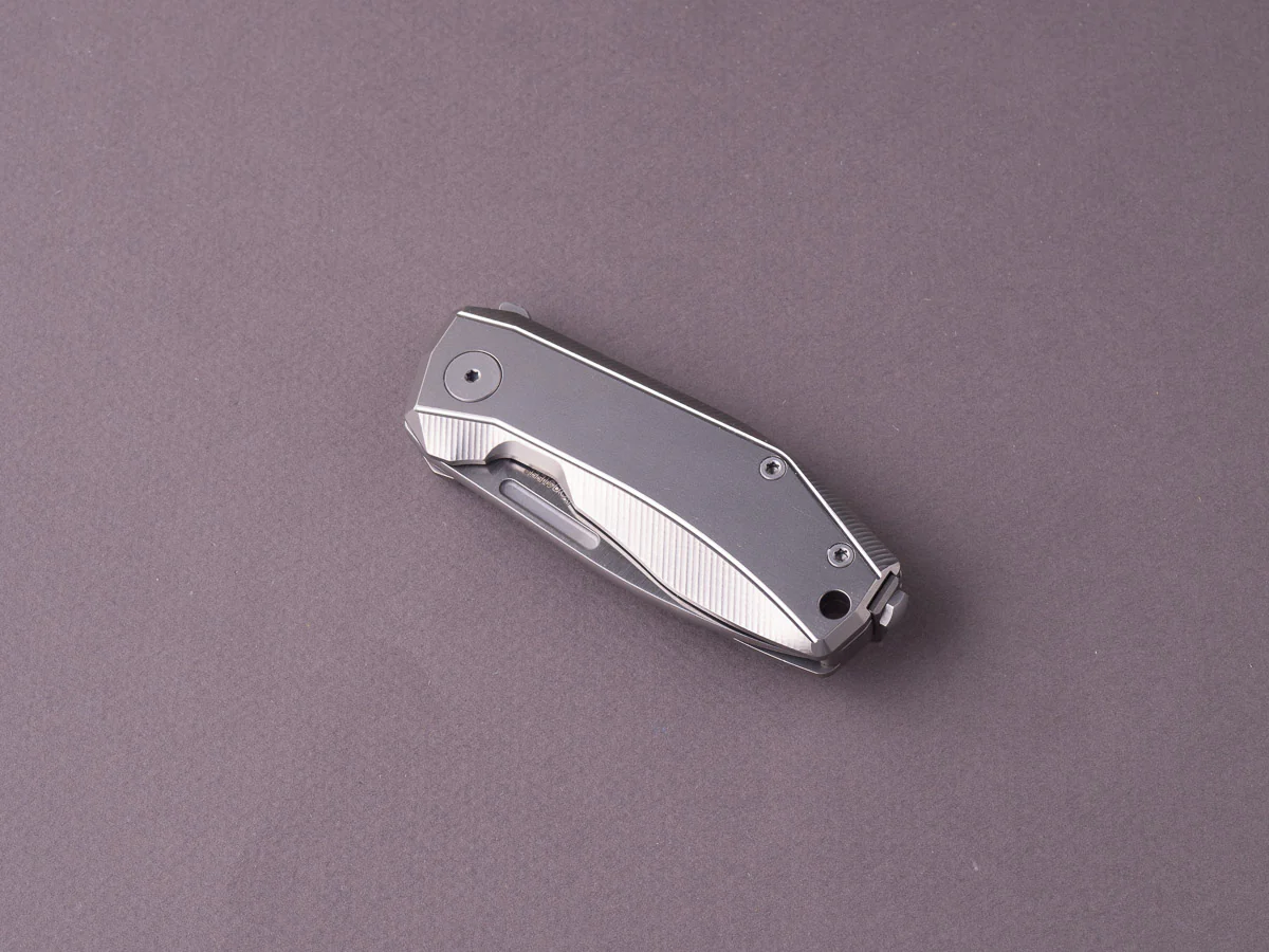lionSTEEL - Folding Knife - Frame Lock - Nano - MagnaCut - 65mm - Silver Titanium