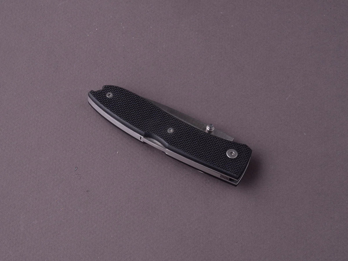 lionSTEEL - Folding Knife - Opera 74mm - D2 - Lock Back - Black G10 - Image 2