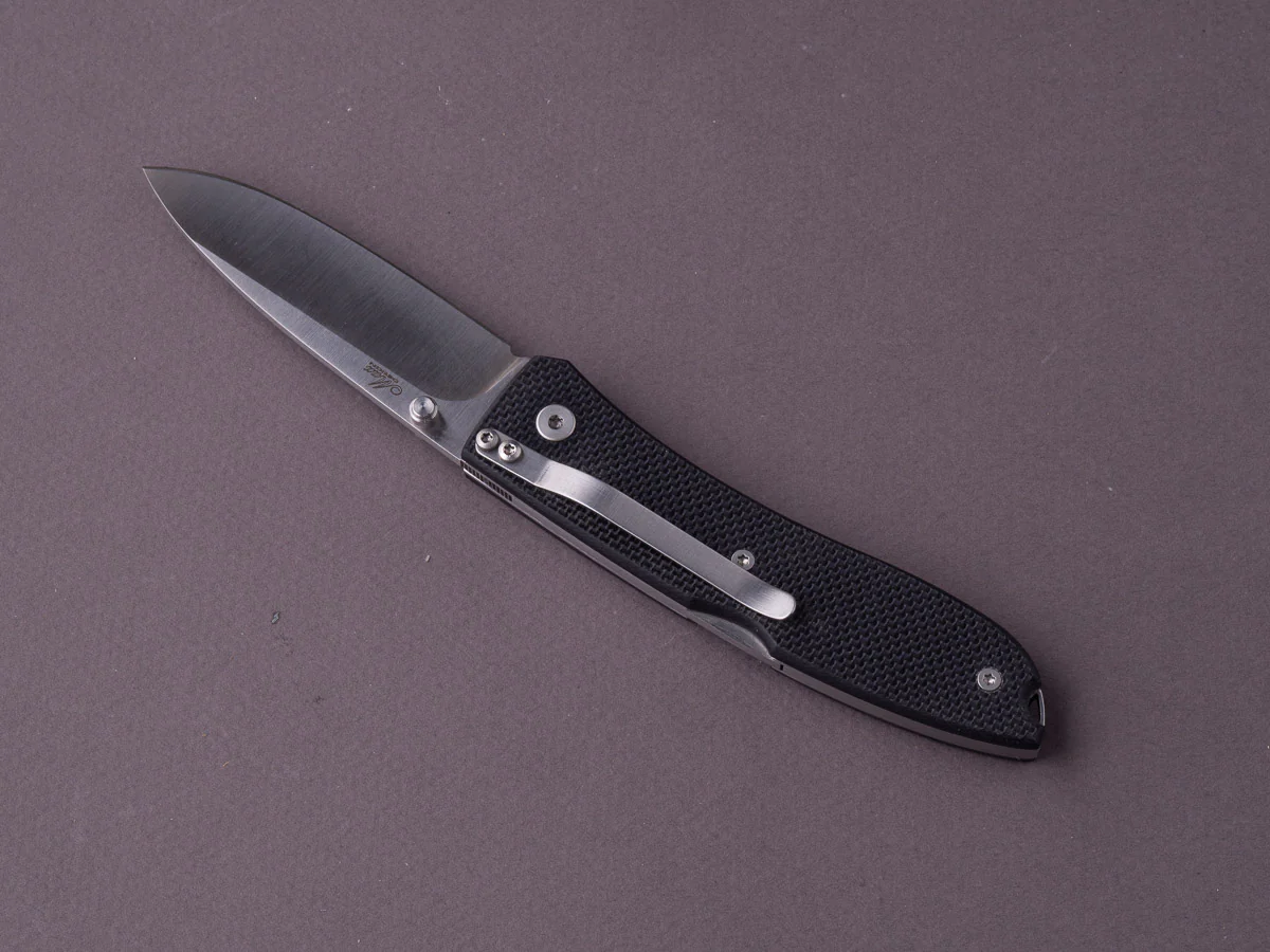 lionSTEEL - Folding Knife - Opera 74mm - D2 - Lock Back - Black G10 - Image 5