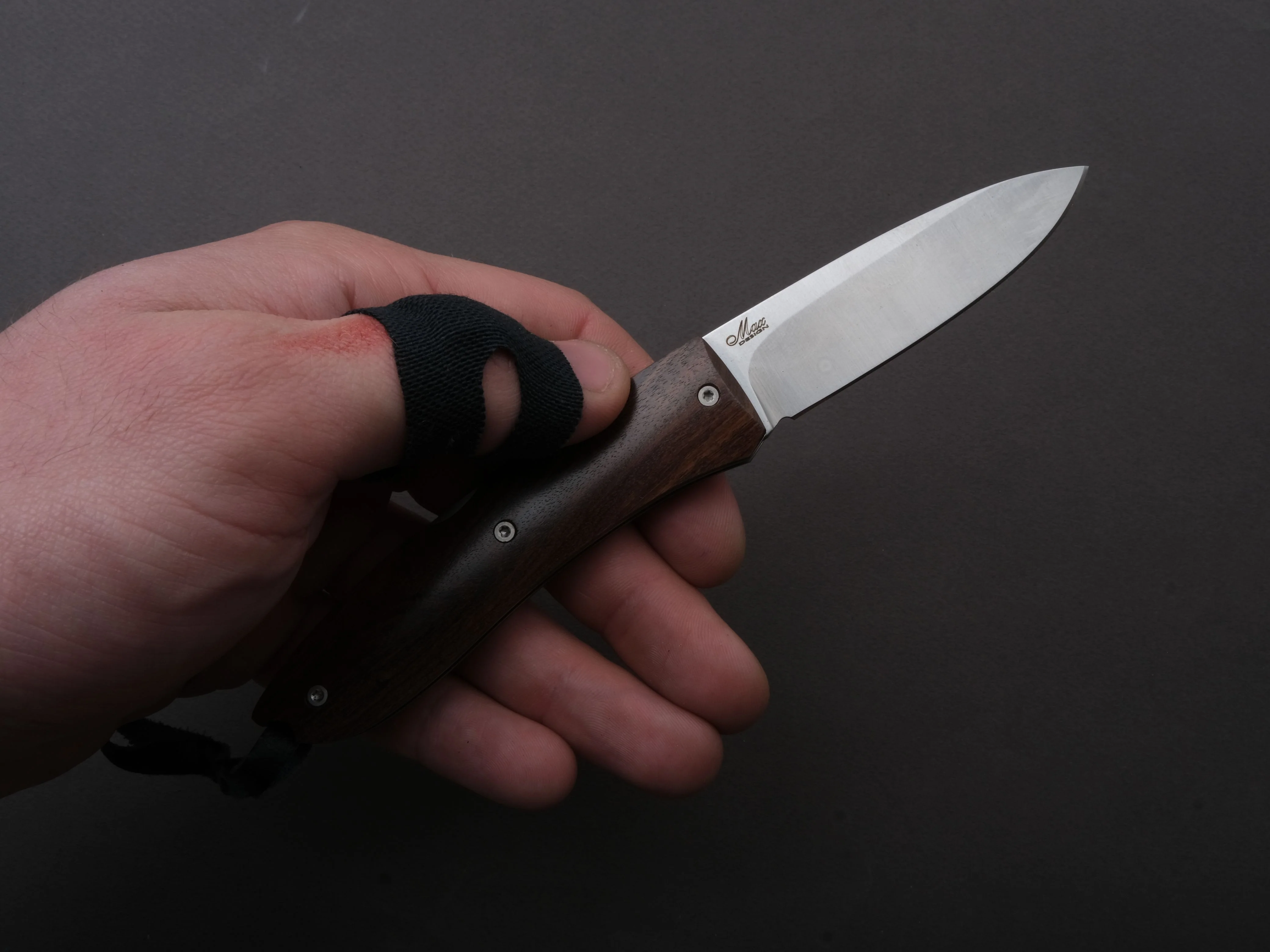 lionSTEEL - Folding Knife - Opera 74mm - D2 - Lock Back - Santos Wood - Image 5