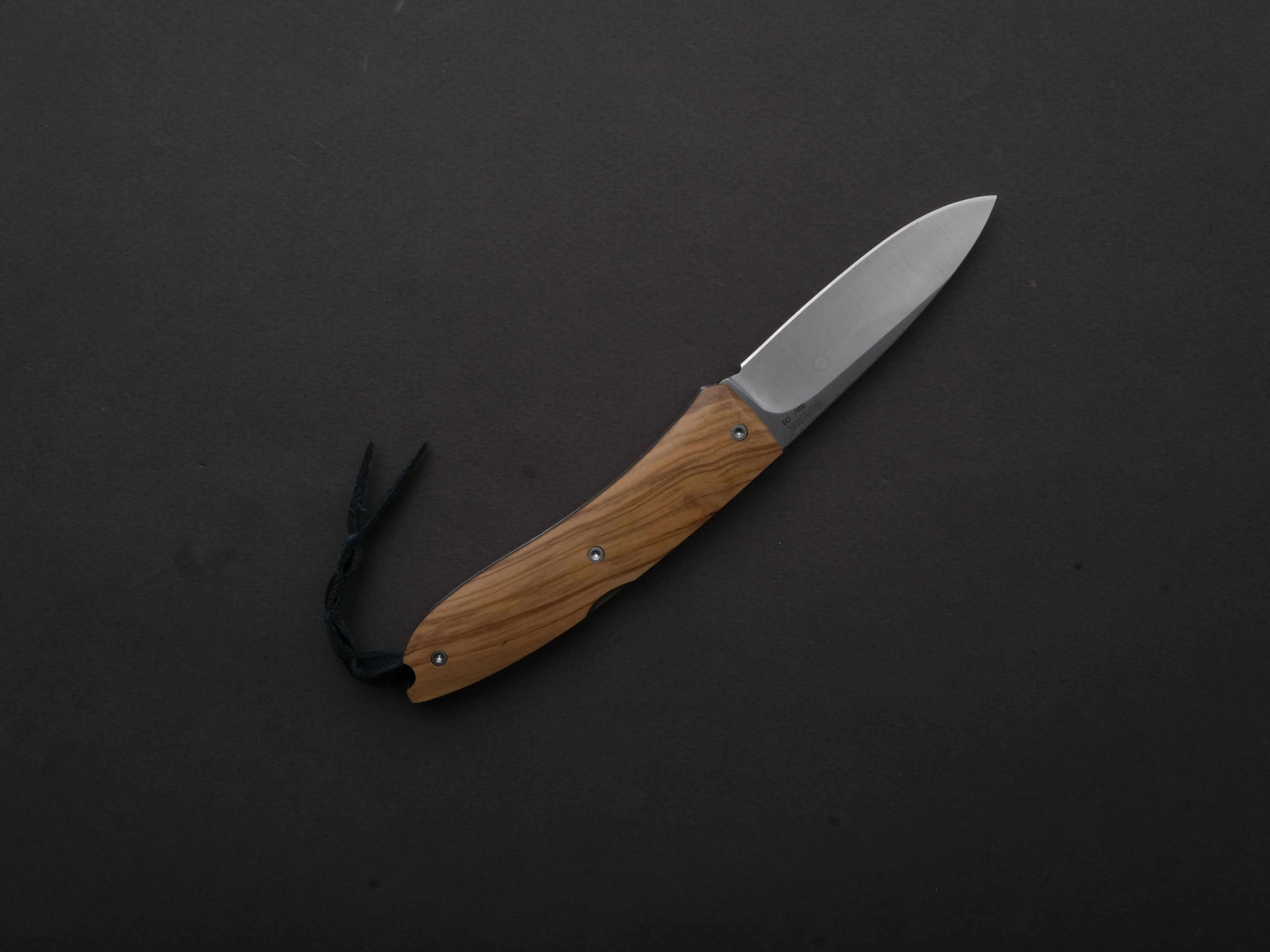 lionSTEEL - Folding Knife - Opera 74mm - D2 - Lock Back - Olive Wood - Image 2
