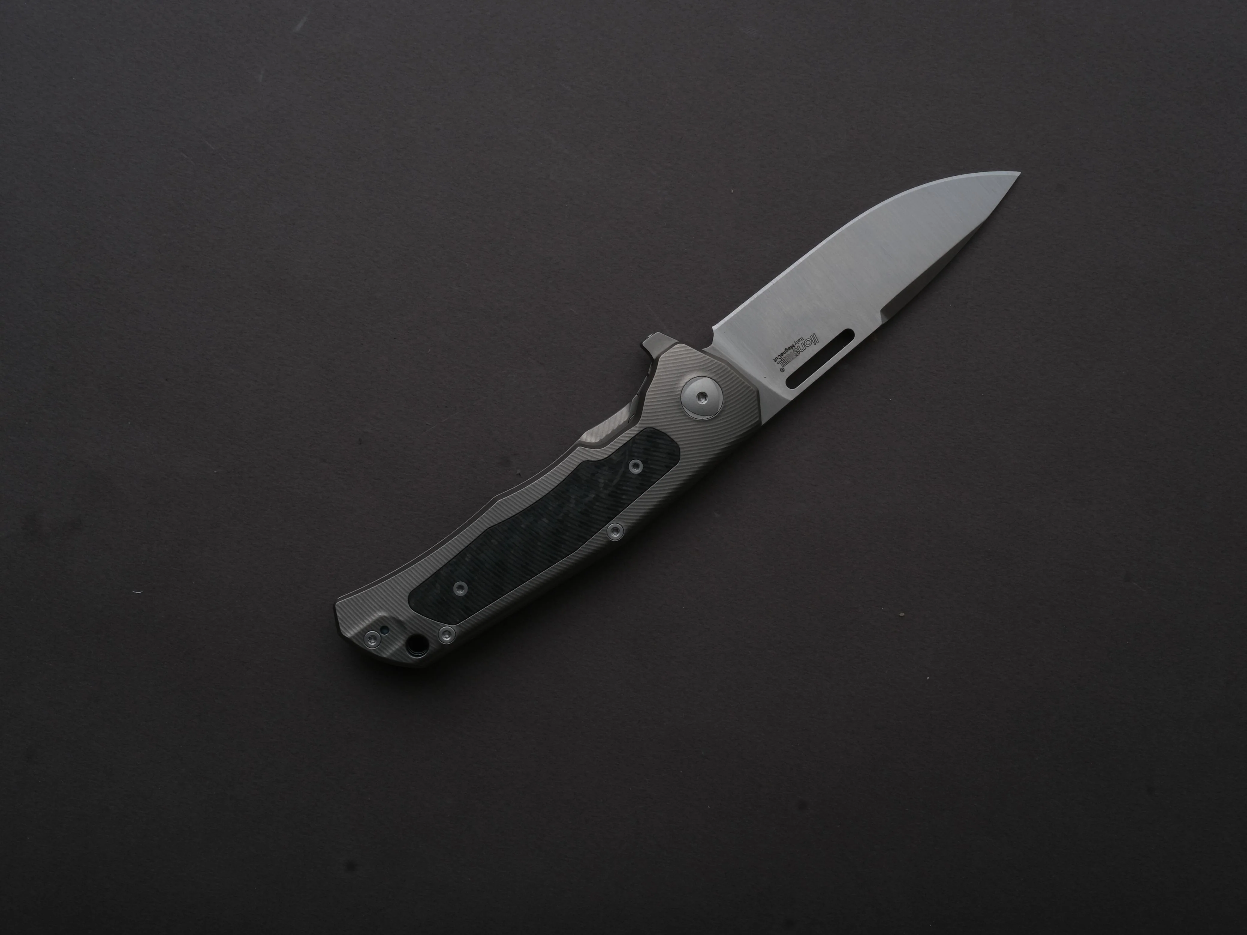 LionSTEEL - Folding Knife - Q4TTRO - Frame Lock - Magnacut - 84mm - Titanium - Image 2