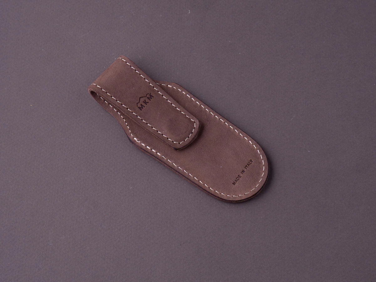 lionSTEEL - Magnetic Leather Sheath /w Clip - Brown - Image 3