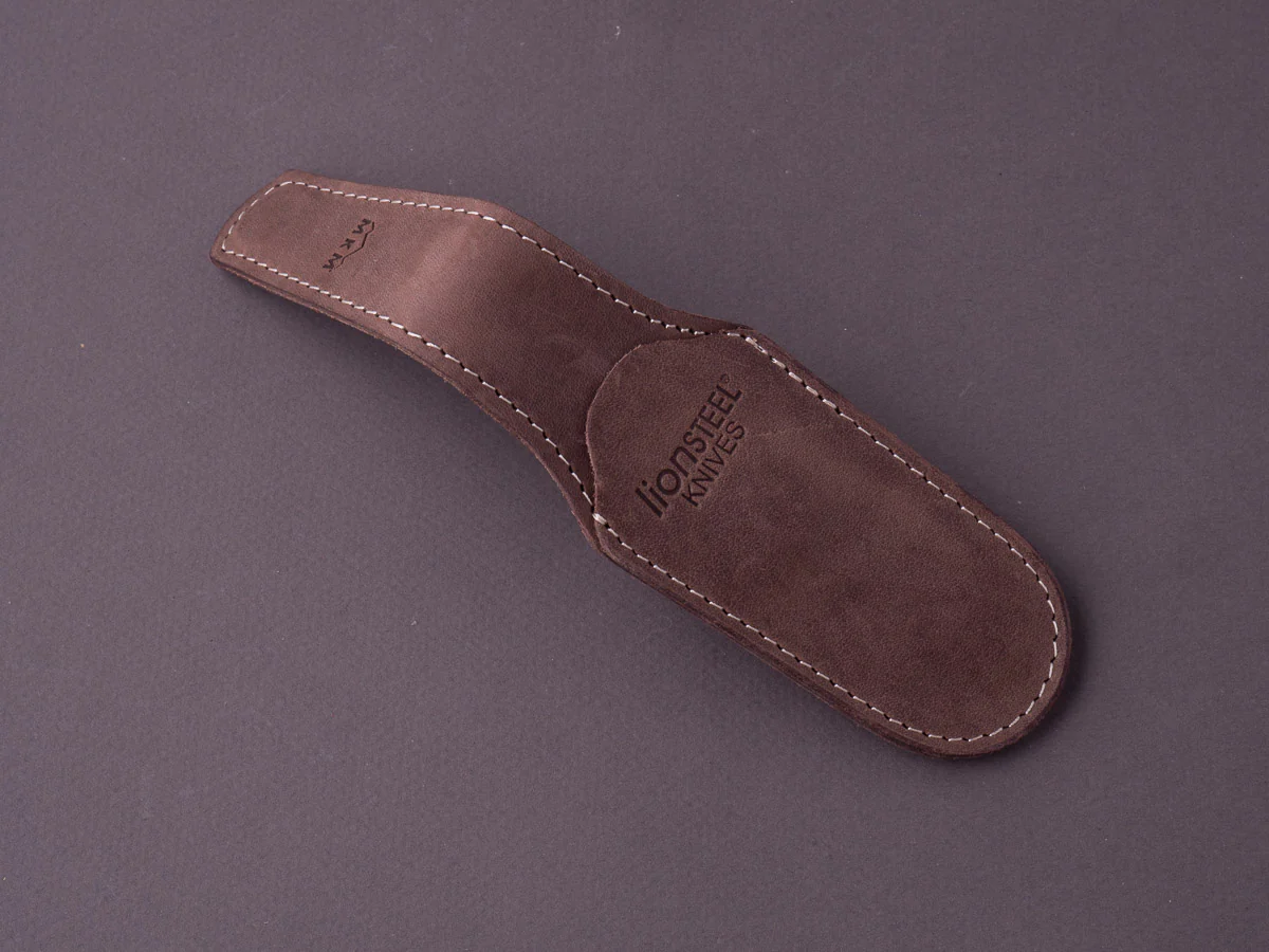 lionSTEEL - Magnetic Leather Sheath /w Clip - Brown - Image 6