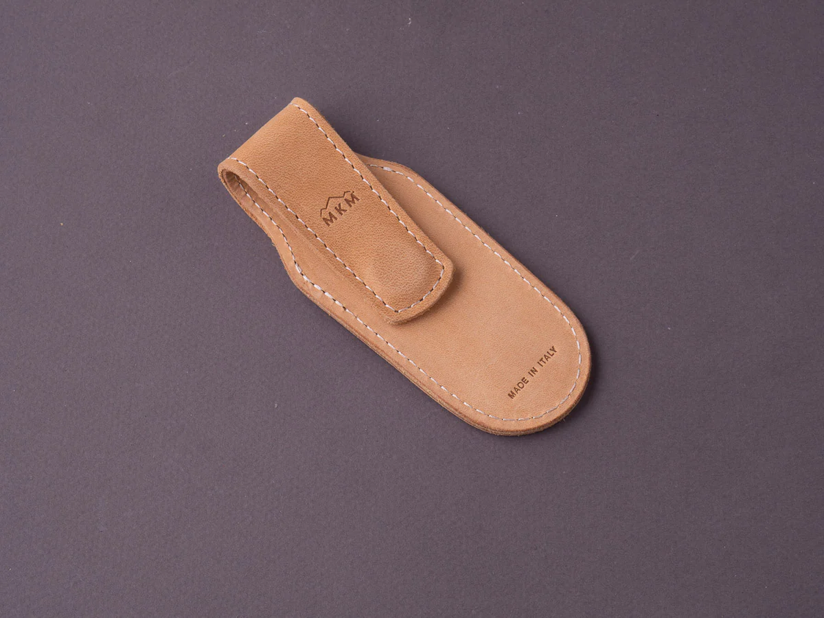 lionSTEEL - Magnetic Leather Sheath /w Clip - Natural - Image 3