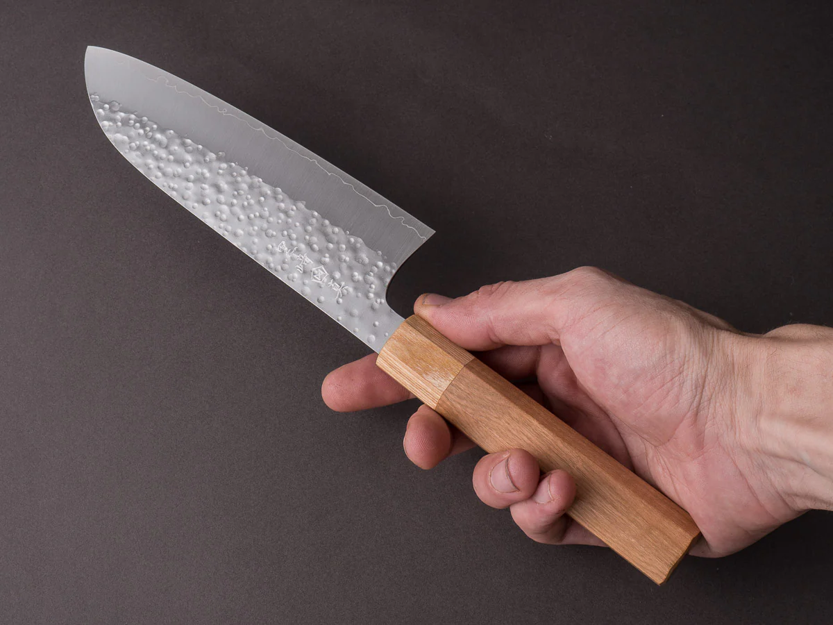 Makoto Kurosaki - Sakura SG2 - 165mm - Santoku - Sakura Handle - Image 9