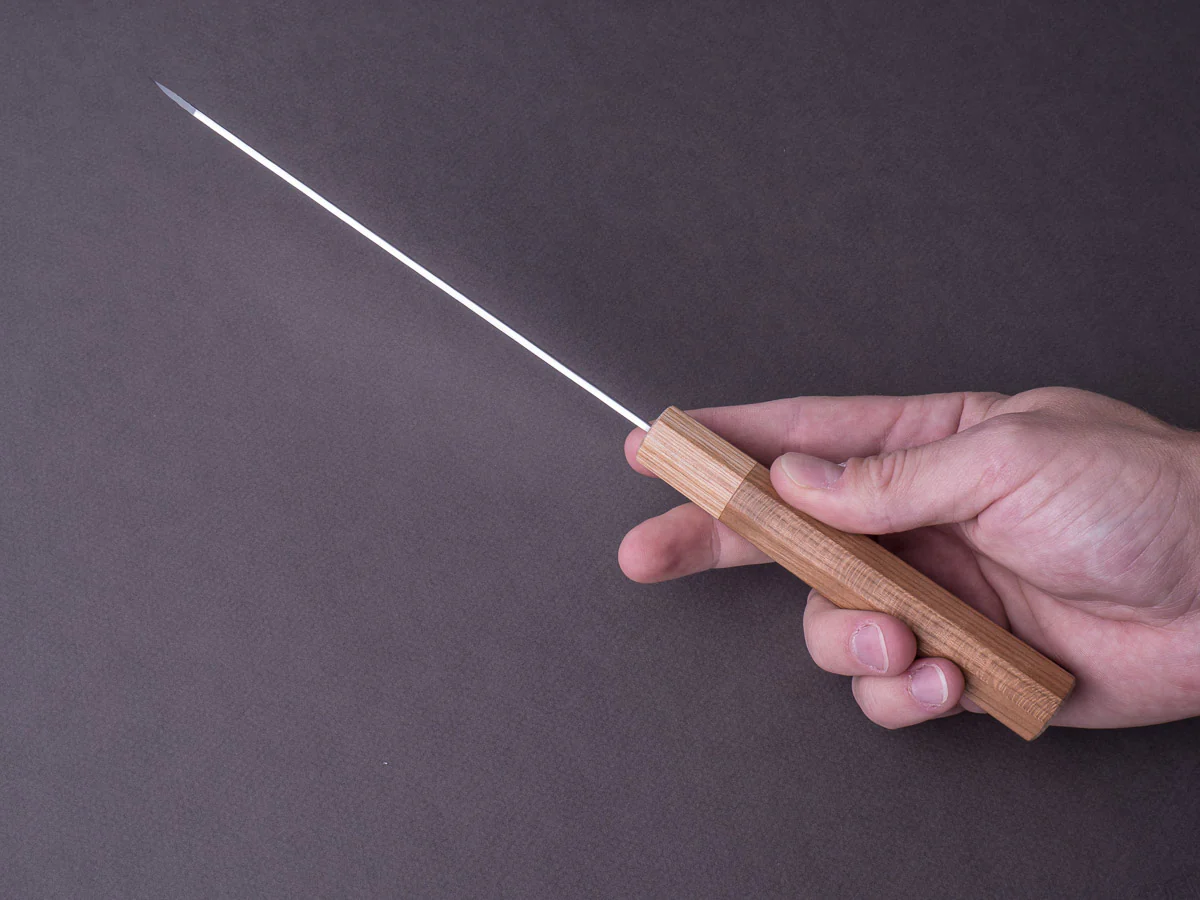 Makoto Kurosaki - Sakura SG2 - 180mm Bunka - Cherry Wood Handle - Image 9