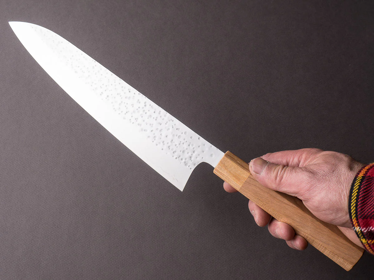 Makoto Kurosaki - Sakura - Tsuchime - SG2 - 240mm - Gyuto - Cherry Handle - Image 7