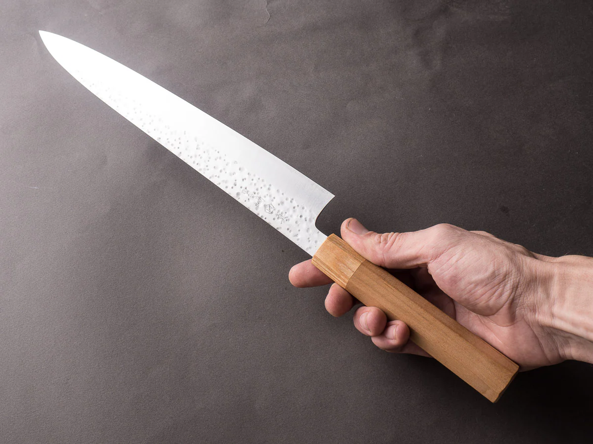 Makoto Kurousaki - Sakura SG2 - 270mm Sujihiki - Cherry Wa Handle - Image 6