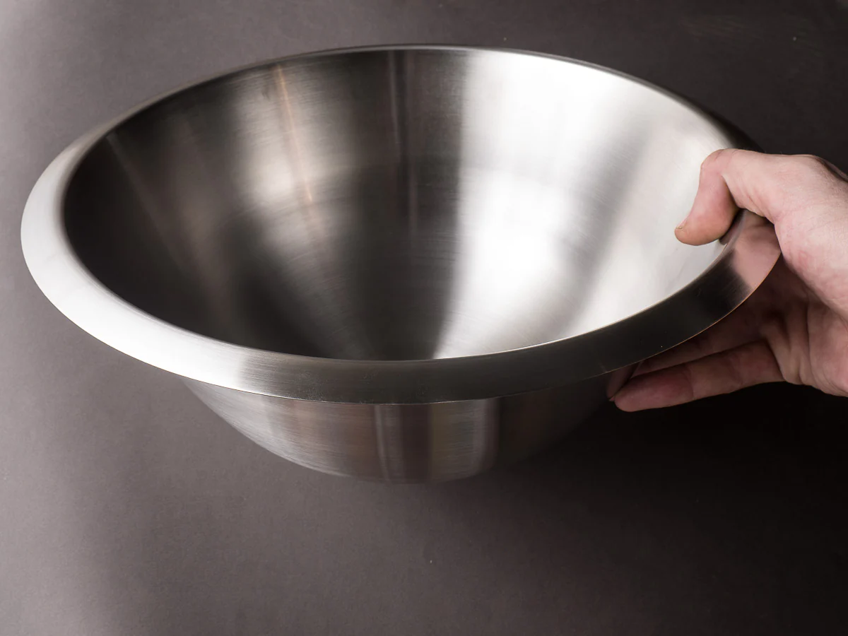 Matfer Bourgeat - Hemispherical Stainless Steel Mixing Bowl - 12"