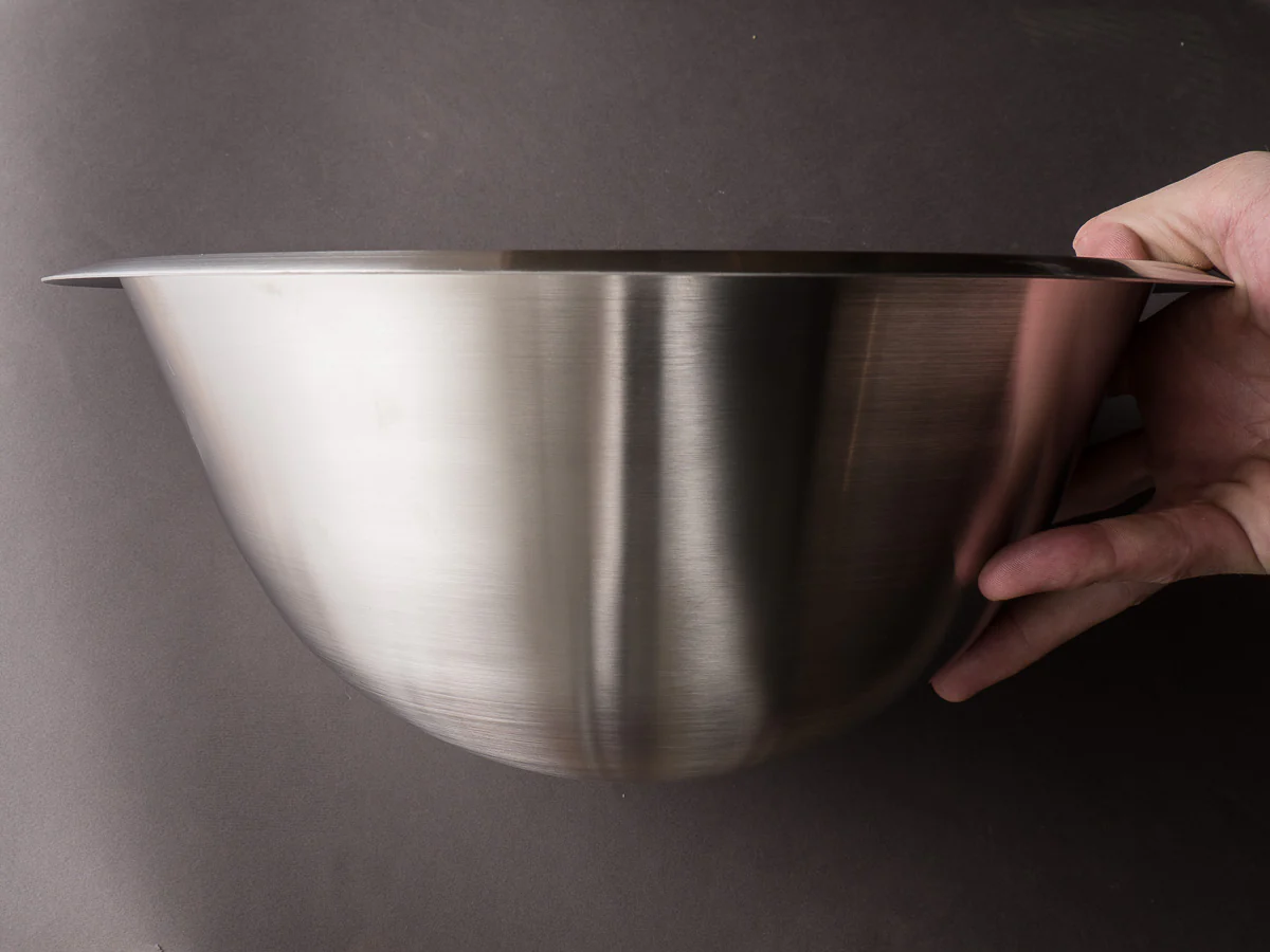 Matfer Bourgeat - Hemispherical Stainless Steel Mixing Bowl - 12" - Image 5