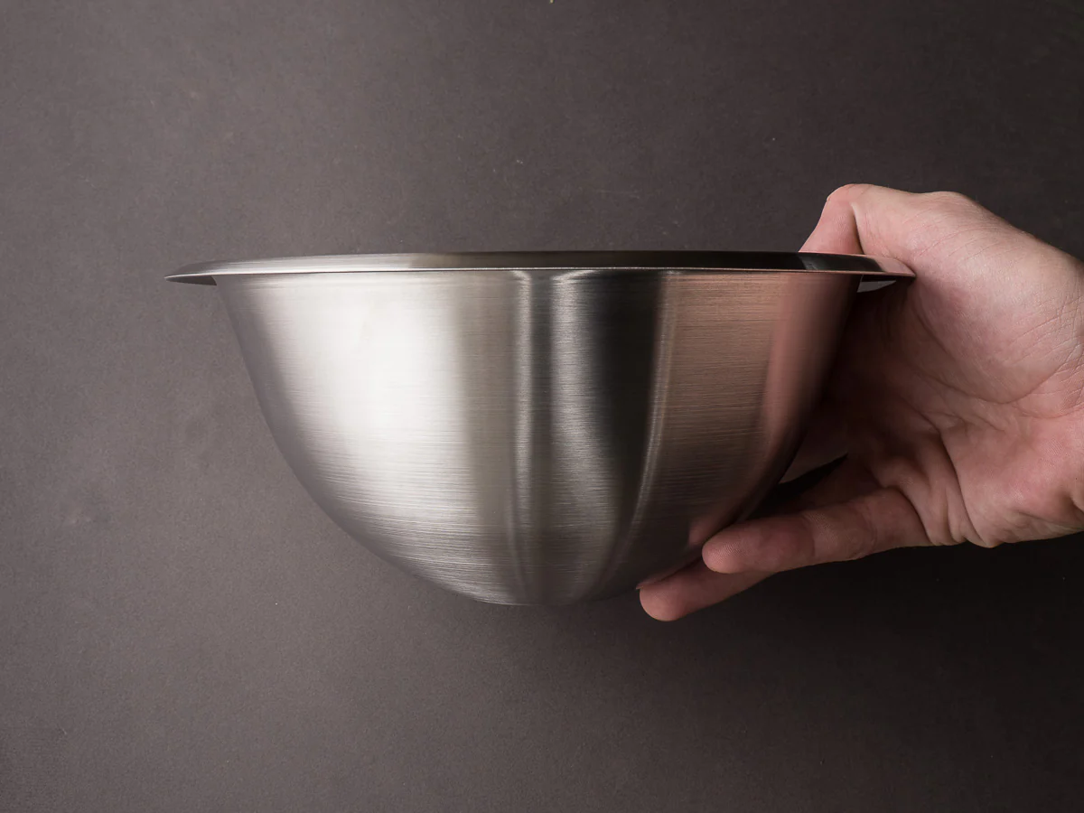 Matfer Bourgeat - Hemispherical Stainless Steel Mixing Bowl - 8" - Image 4
