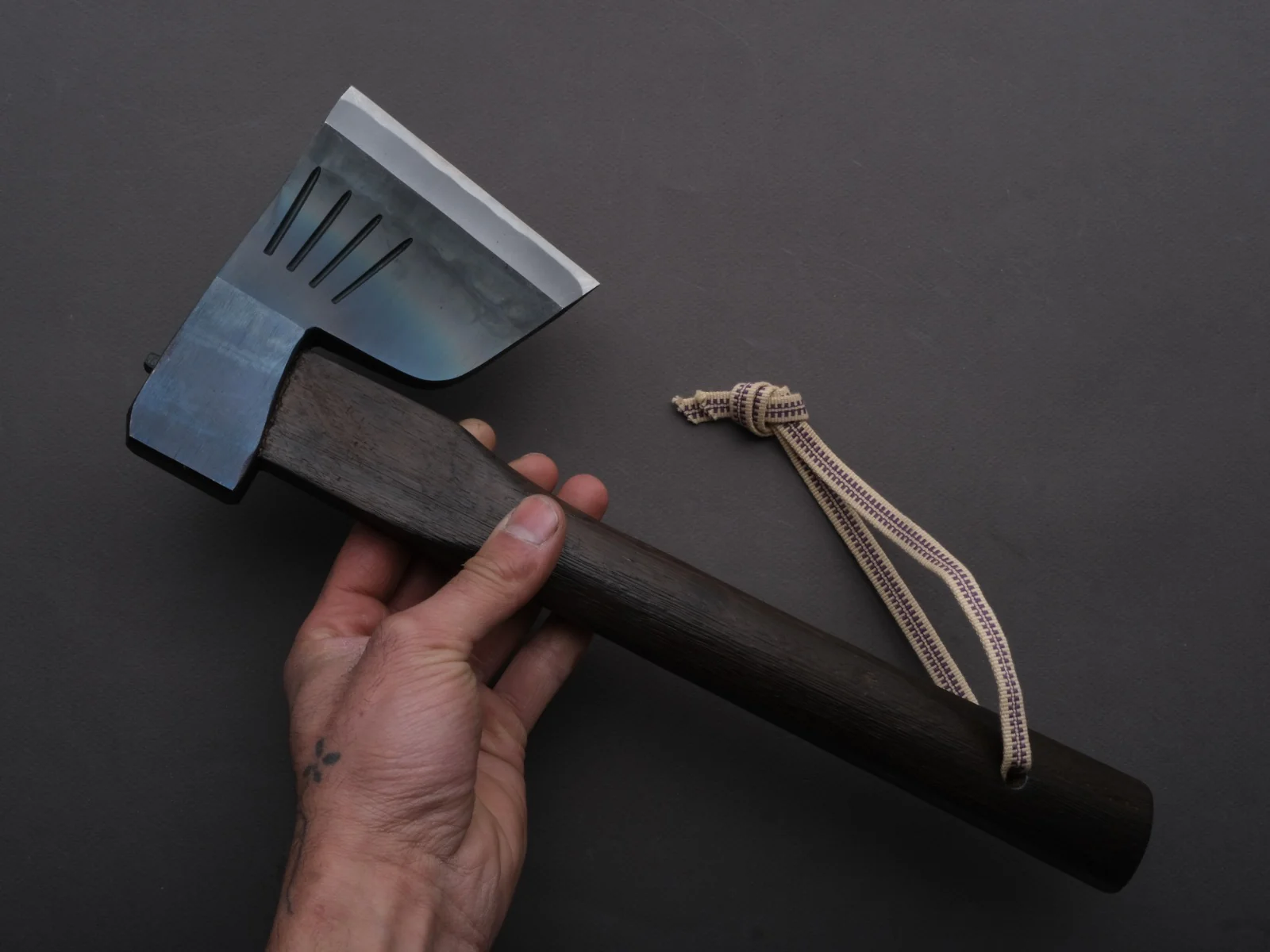 Mizuno - Warikomi Bakin Axe - 450g - Straight Burnt Oak Handle - Image 2