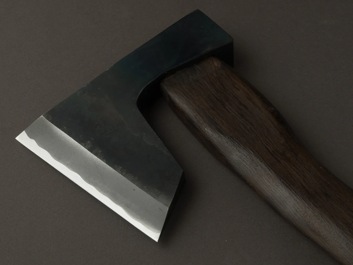 Mizuno - Warikomi Jikata Axe - 570g - Curved Burnt Oak Handle - Image 4