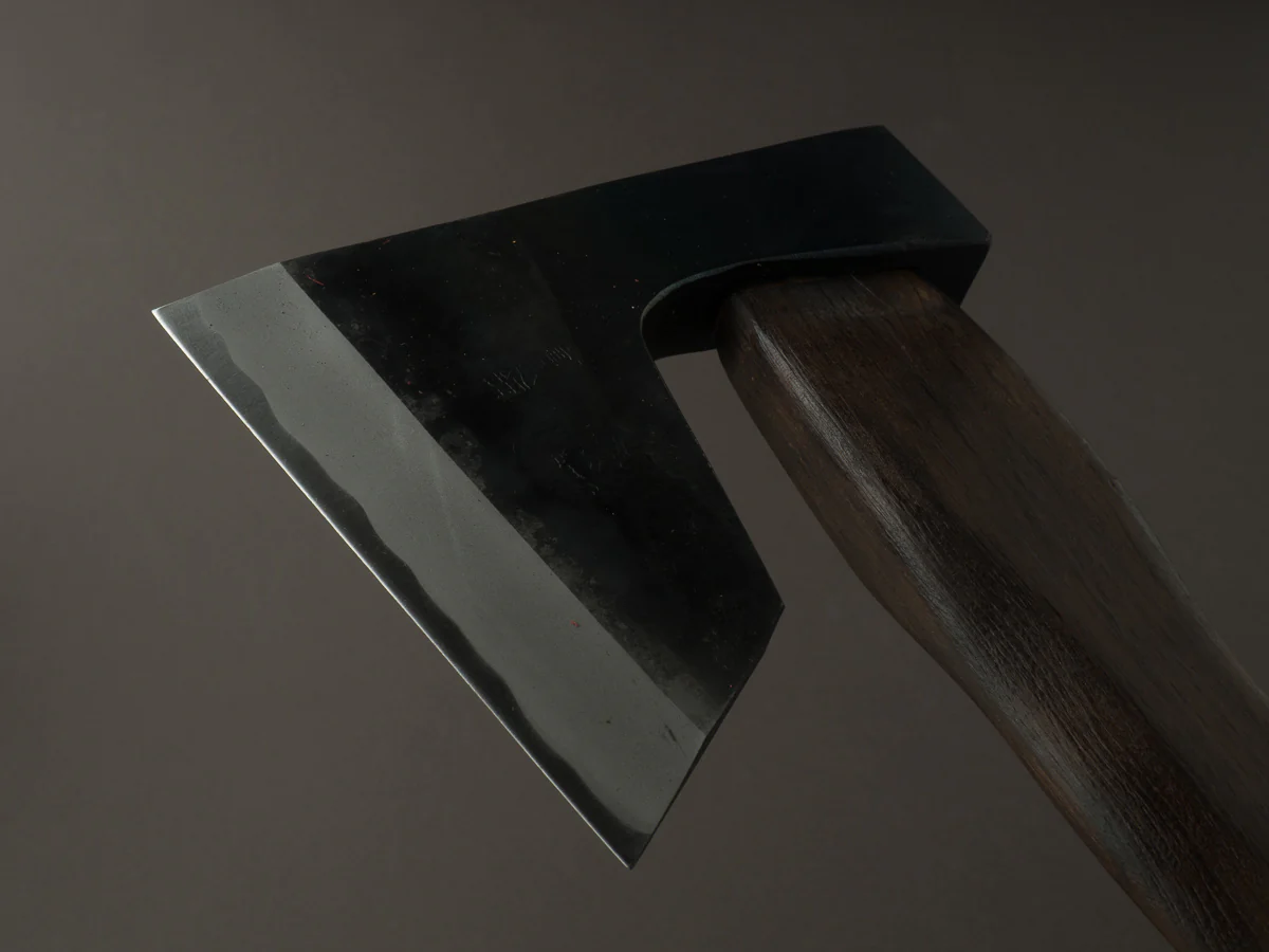 Mizuno - Warikomi Jikata Axe - 570g - Curved Burnt Oak Handle - Image 7