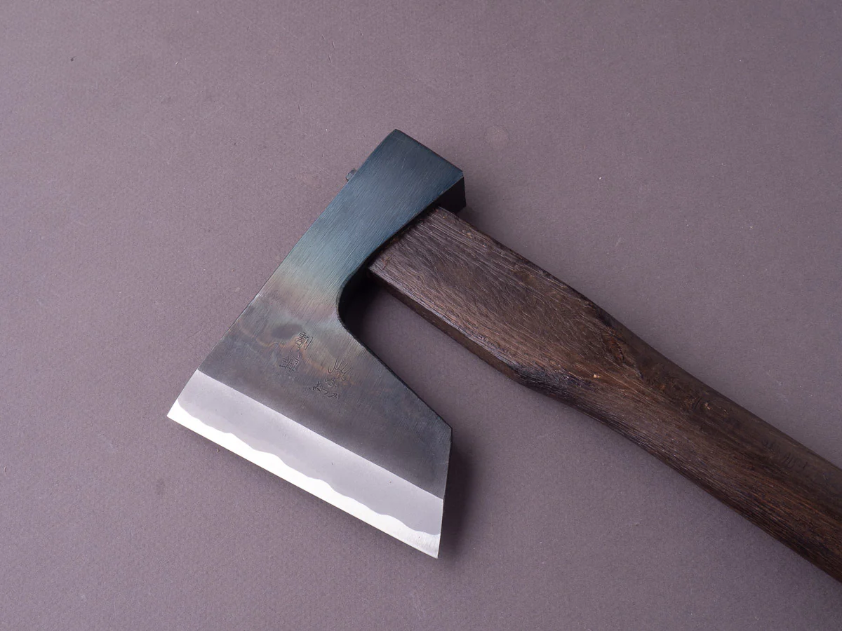 Mizuno - Warikomi Jikata Masakari Axe - 570g - Straight Burnt Oak Handle - Image 3