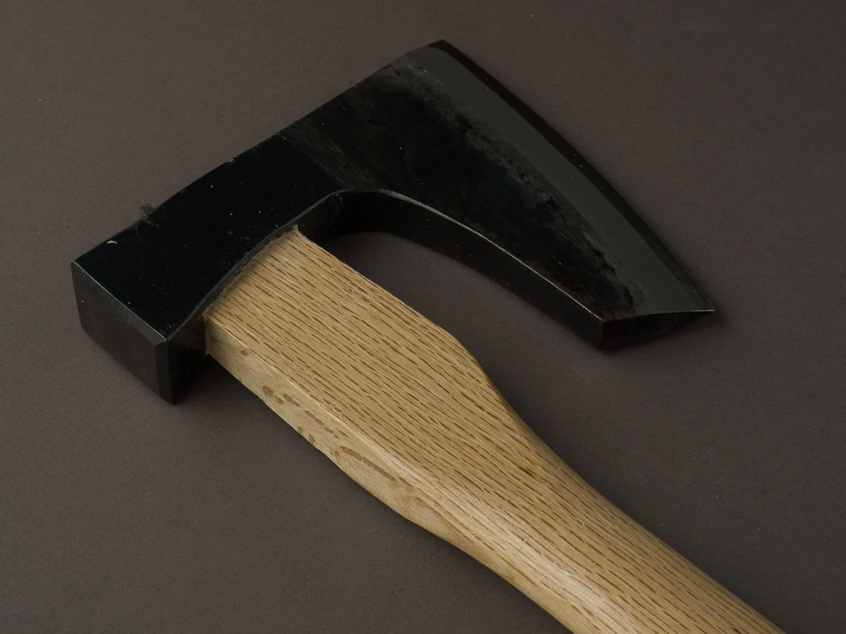 Mizuno - Warikomi Jikata Masakari Axe - 750g - Straight Oak Handle - Image 4
