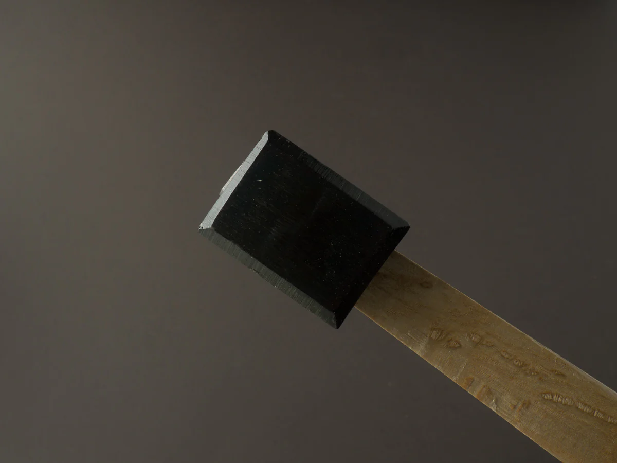 Mizuno - Warikomi Jikata Masakari Axe - 750g - Straight Oak Handle - Image 8