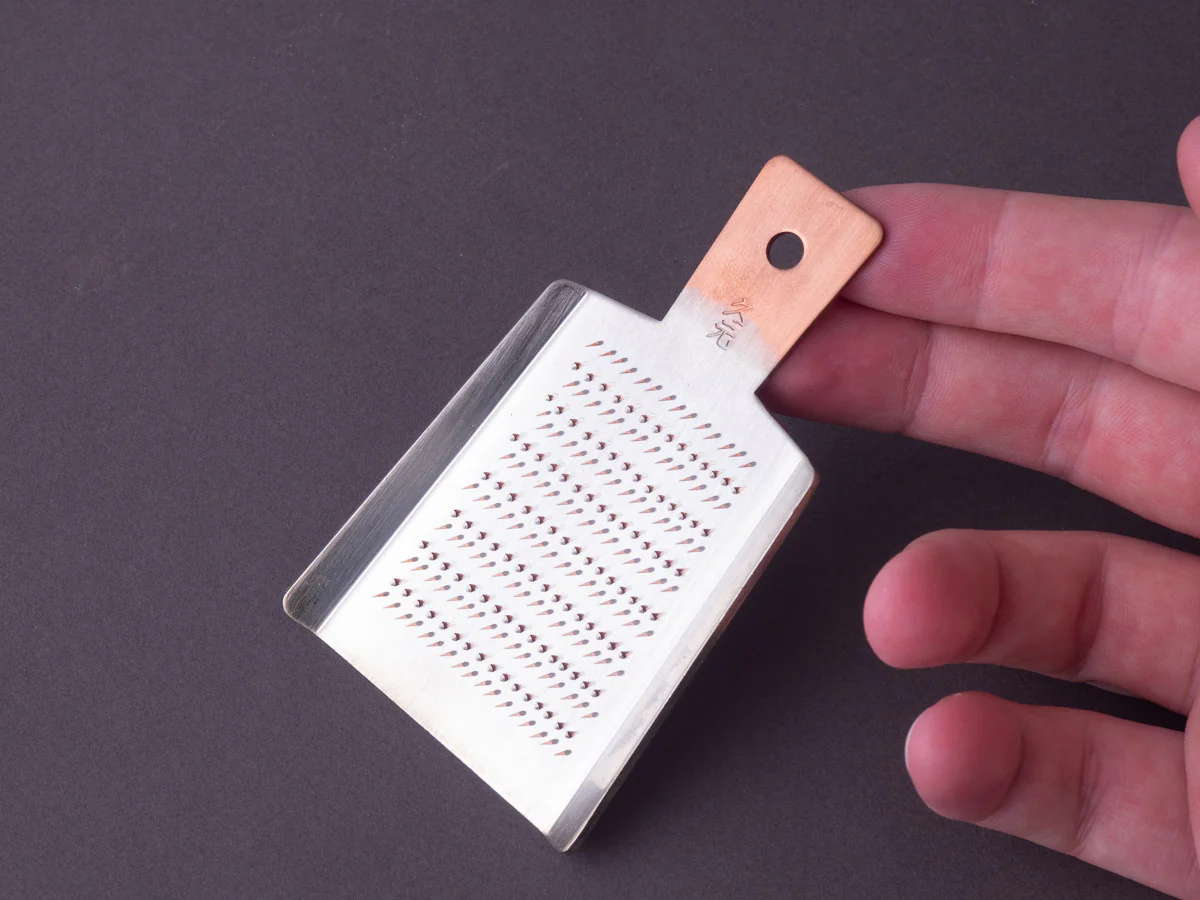 Morihei - Hisamoto - Copper - Oroshigane Grater - Mini - Image 3