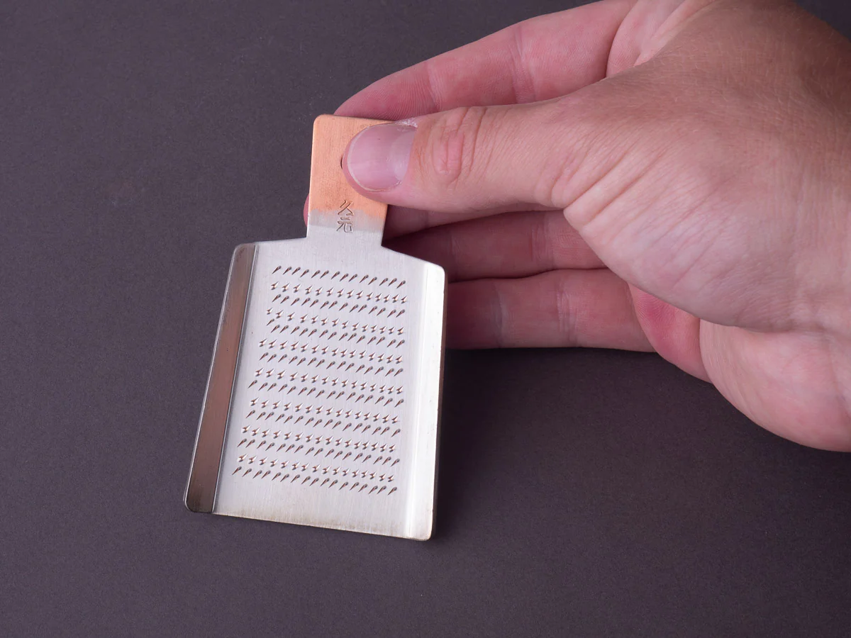 Morihei - Hisamoto - Copper - Oroshigane Grater - Mini - Image 4