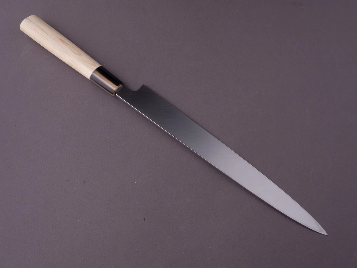 Morihei - Hisamoto - Ginsan - 270mm Yanagiba - Magnolia Handle - Mirror Polished - Image 2