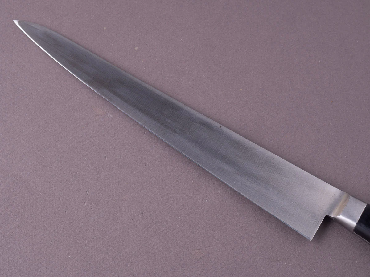 Morihei - Hisamoto Hagane - 240mm Sujihiki - Western Pakka Handle - Image 4