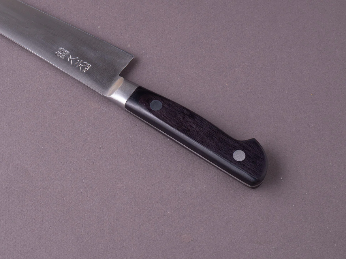 Morihei - Hisamoto Hagane - 240mm Sujihiki - Western Pakka Handle - Image 5
