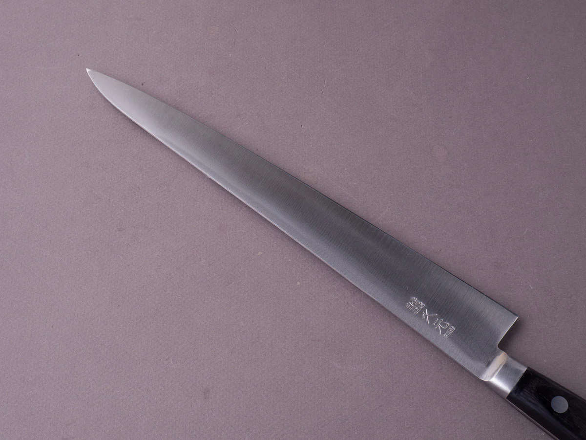 Morihei - Hisamoto Hagane - 270mm Sujihiki - Western Pakka Handle - Image 4