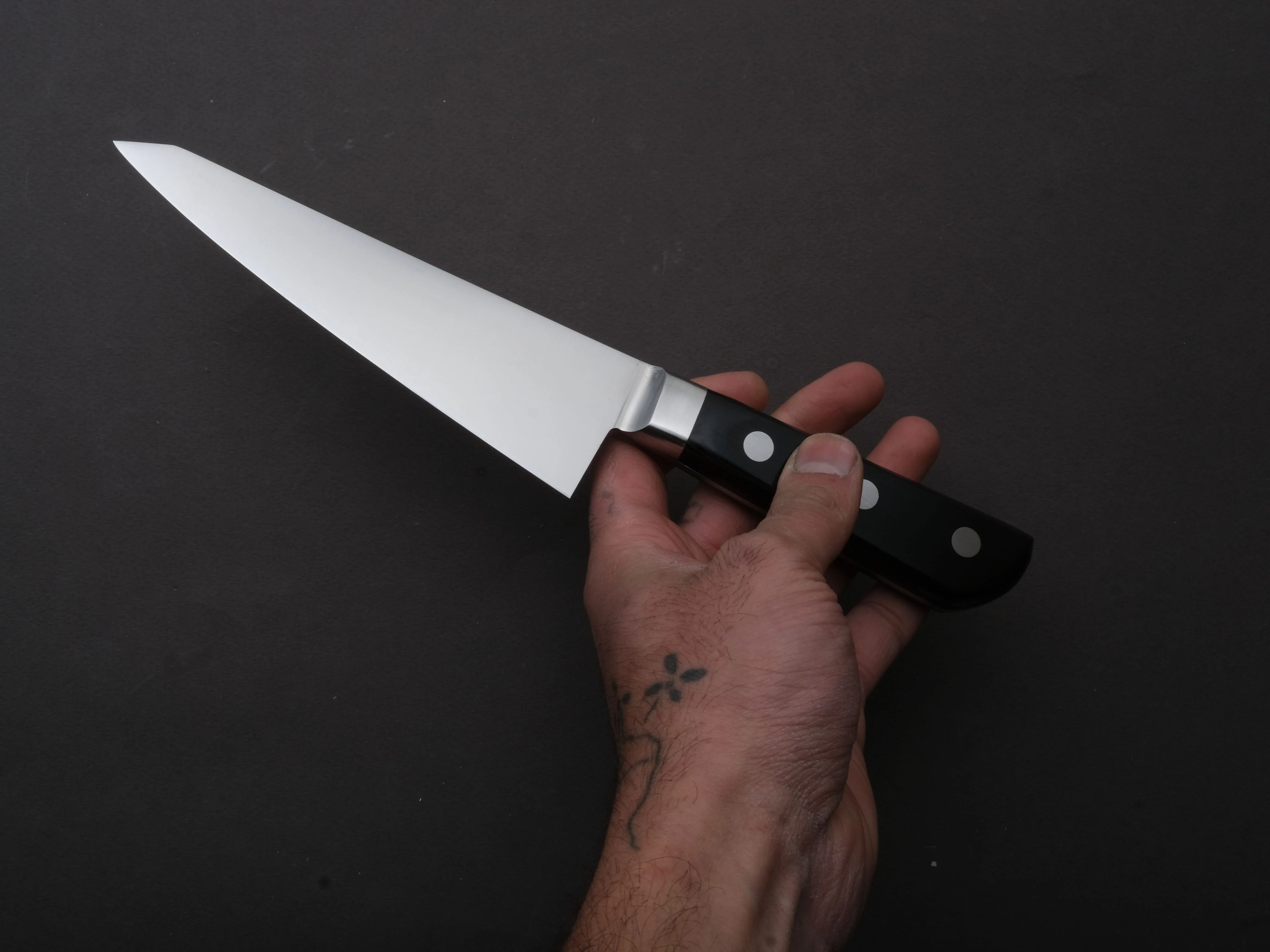 Morihei - Hisamoto - INOX - Honesuki Kaku - 150mm - Pakka Western - Image 3