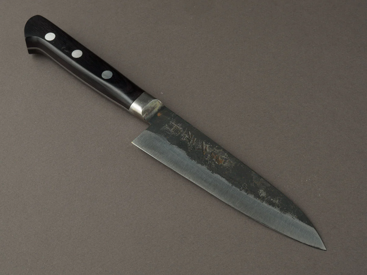 Morihei - Hisamoto - White #1 - Kurouchi - 135mm Petty - Pakka Handle