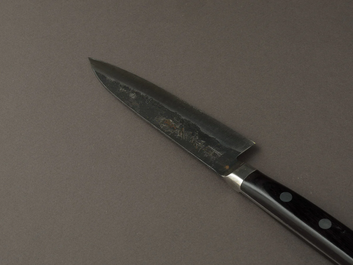 Morihei - Hisamoto - White #1 - Kurouchi - 135mm Petty - Pakka Handle - Image 2