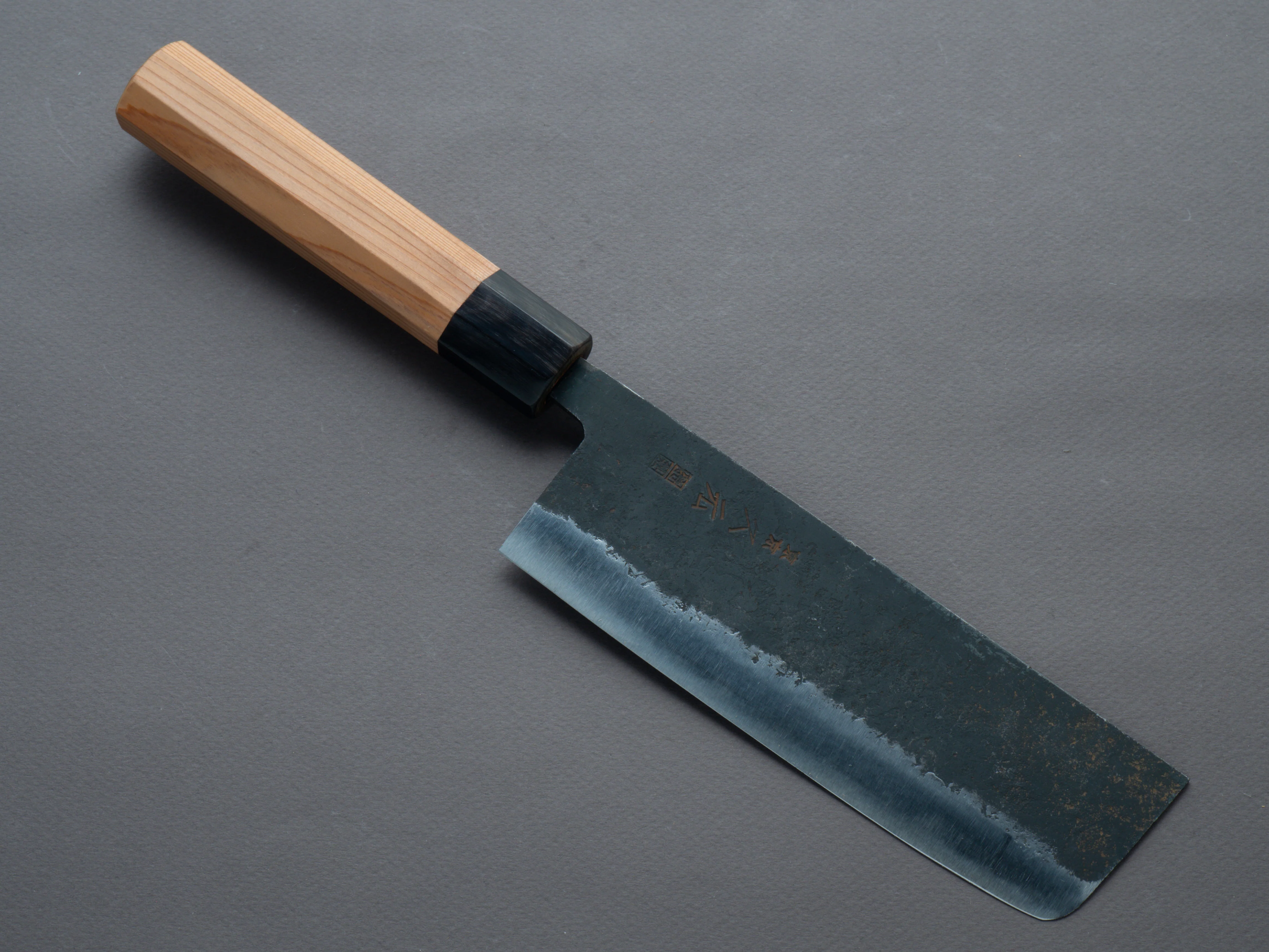 Morihei -Hisamoto - Kurouchi - White #1 - 165mm Nakiri - Yakusugi Cedar Handle