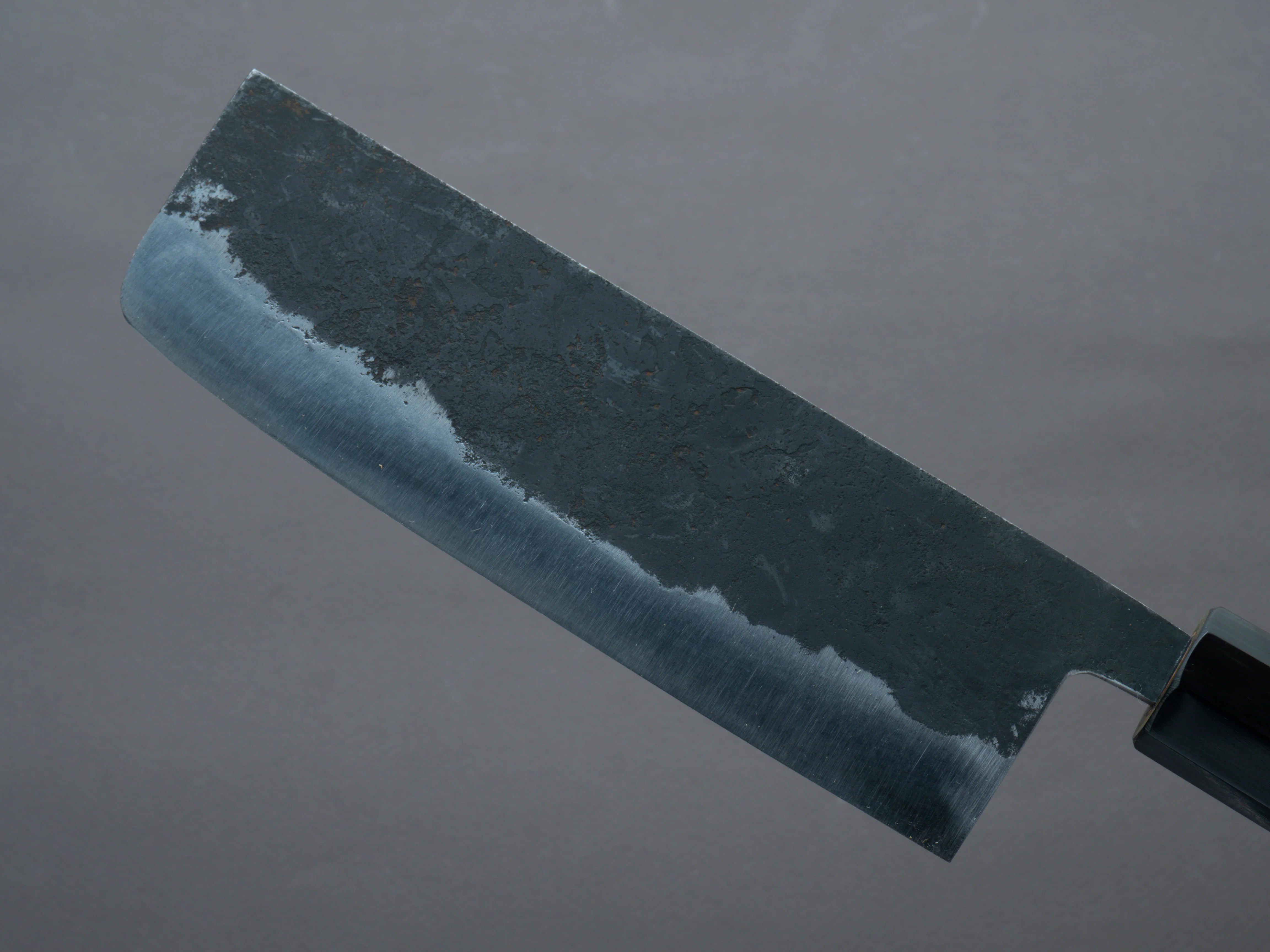 Morihei -Hisamoto - Kurouchi - White #1 - 165mm Nakiri - Yakusugi Cedar Handle - Image 3