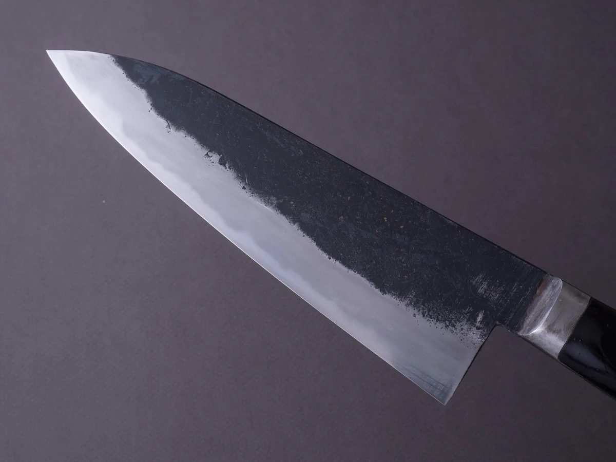Morihei - Hisamoto - White #1 - Kurouchi - 180mm - Gyuto - Western Handle - Fine Finish - Image 4