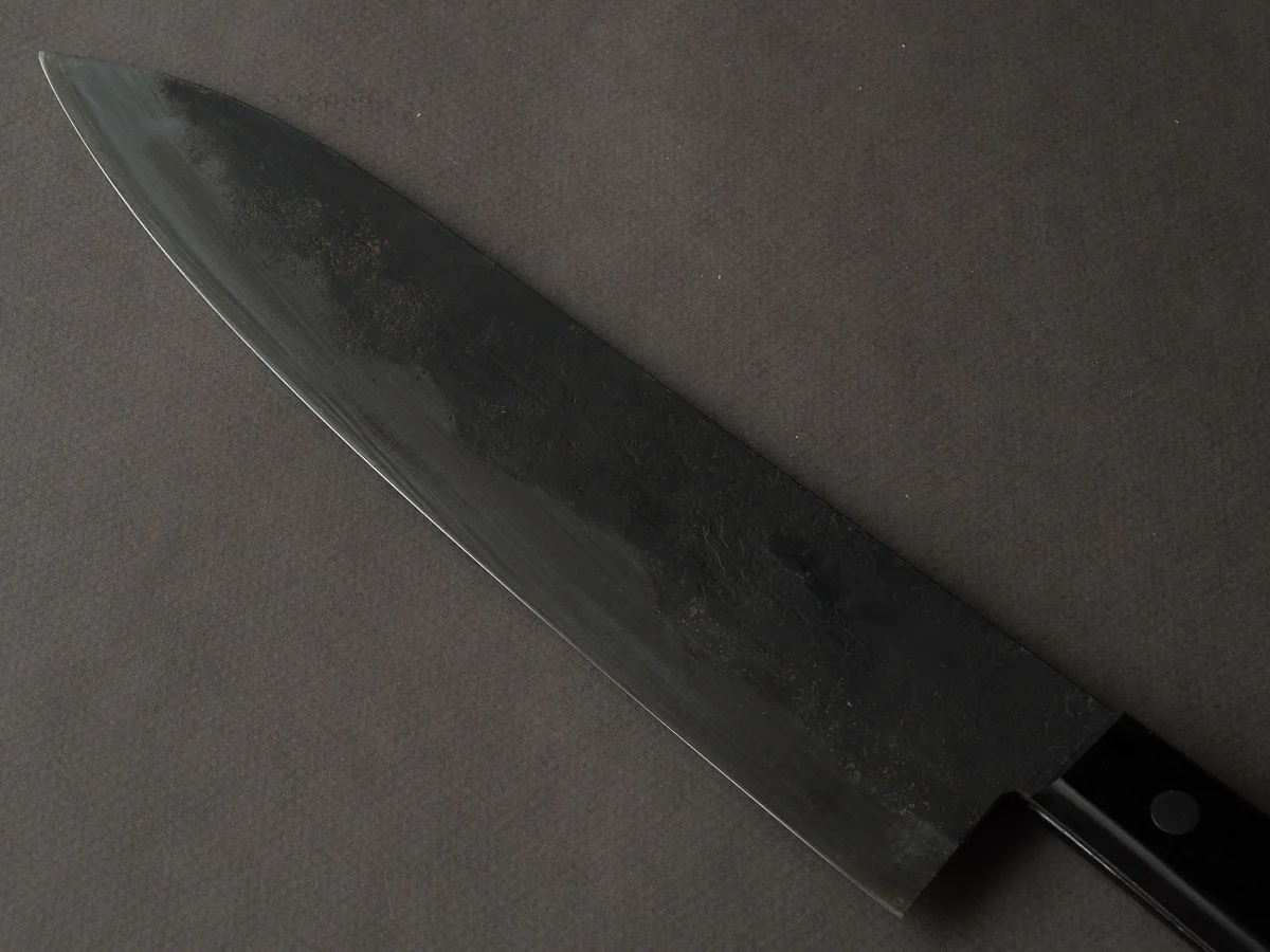 Morihei - Hisamoto - White #1 - Kurouchi - 240mm - Gyuto - Western Handle (No Bolster) - Image 3