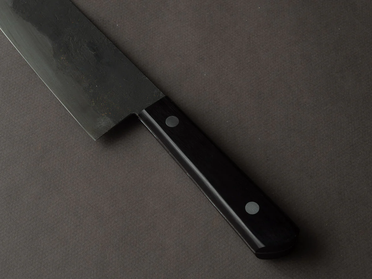 Morihei - Hisamoto - White #1 - Kurouchi - 240mm - Gyuto - Western Handle (No Bolster) - Image 4